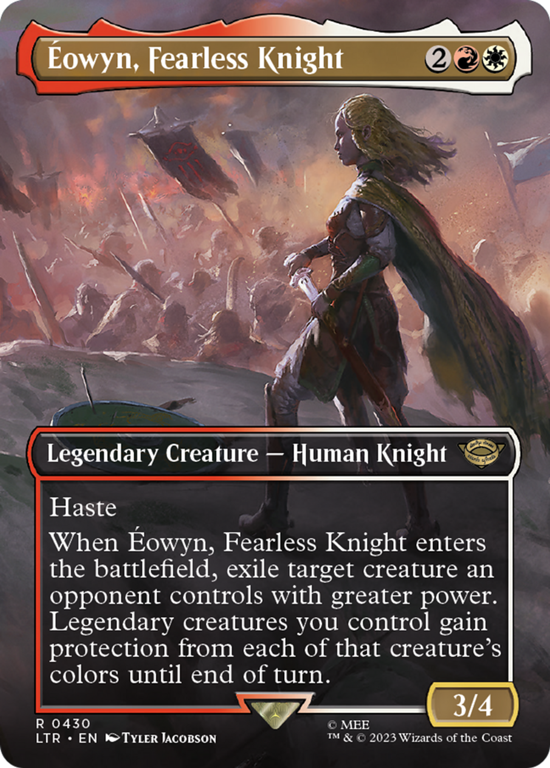 Éowyn, Fearless Knight — The Lord of the Rings: Tales of Middle-earth — Magic: The Gathering