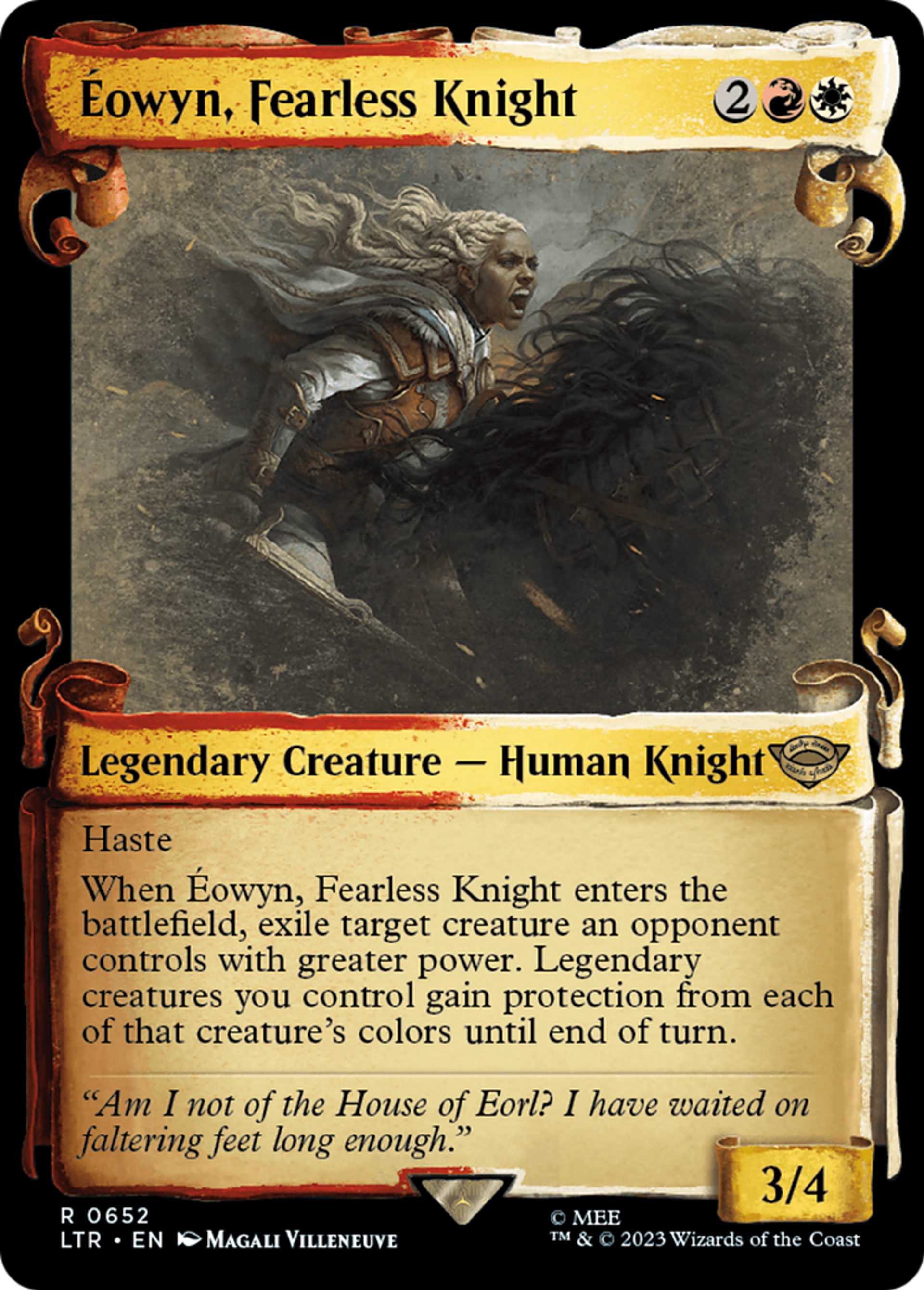 Éowyn, Fearless Knight — The Lord of the Rings: Tales of Middle-earth — Magic: The Gathering