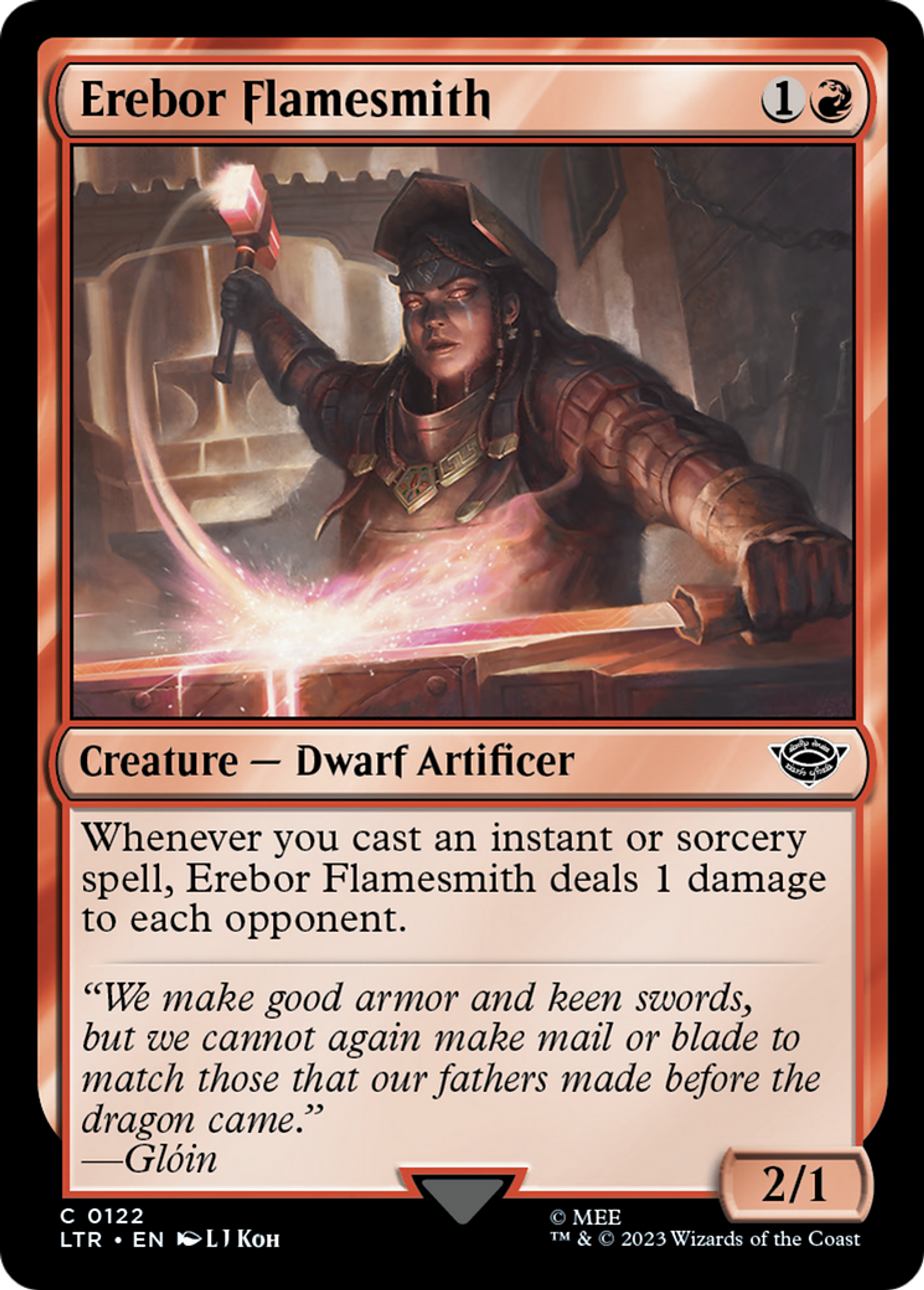 Erebor Flamesmith — The Lord of the Rings: Tales of Middle-earth — Magic: The Gathering