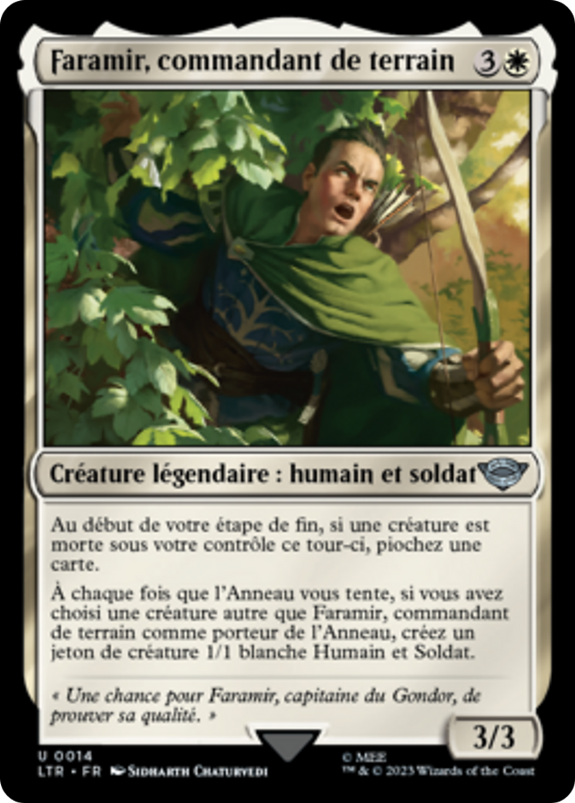 Faramir, commandant de terrain — The Lord of the Rings: Tales of Middle-earth — Magic: The Gathering