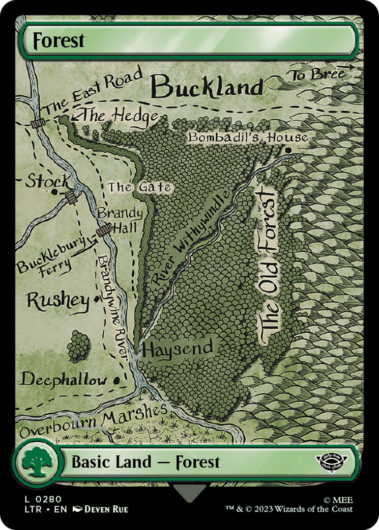 Forest — The Lord of the Rings: Tales of Middle-earth — Magic: The Gathering