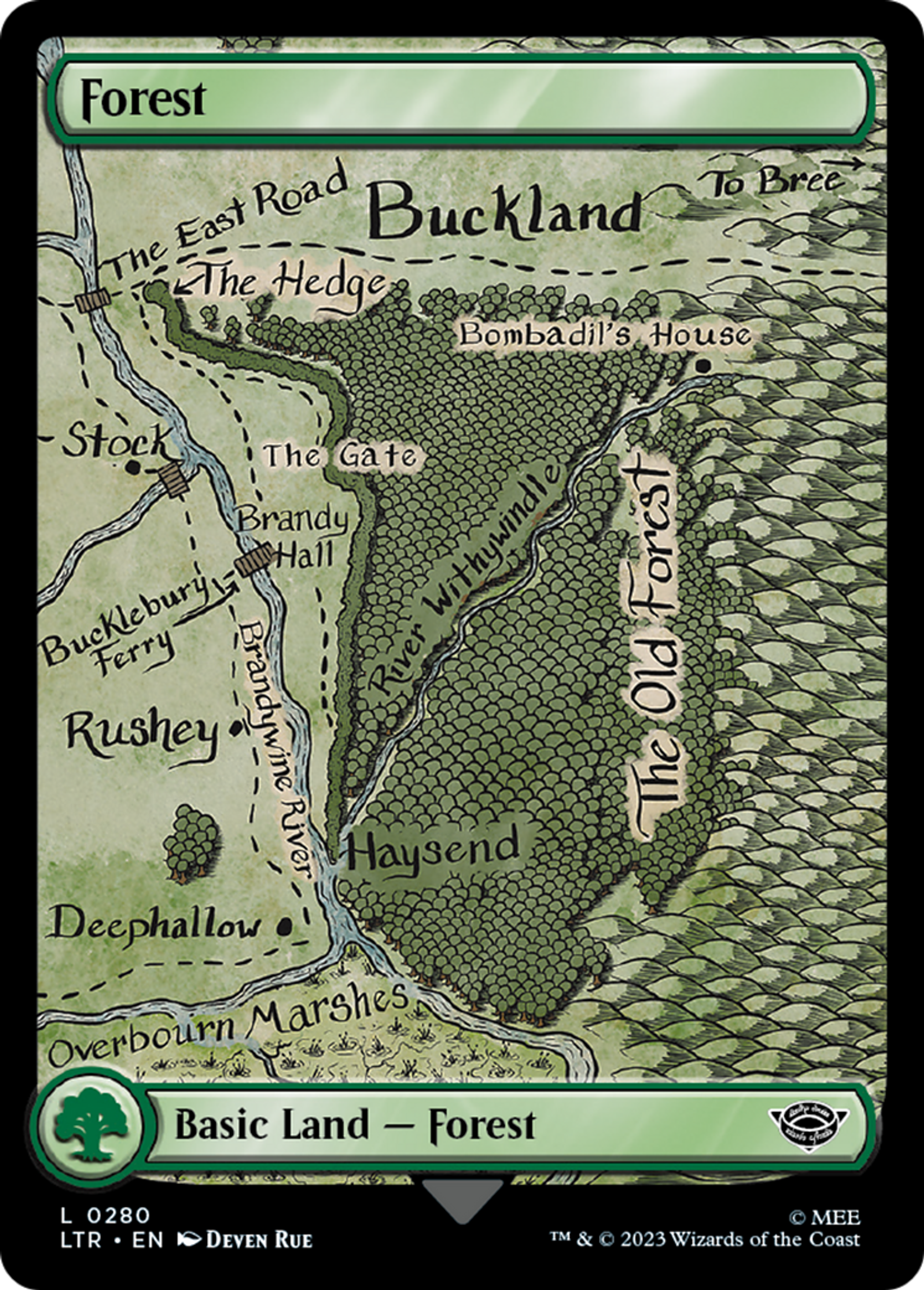 Forest — The Lord of the Rings: Tales of Middle-earth — Magic: The Gathering