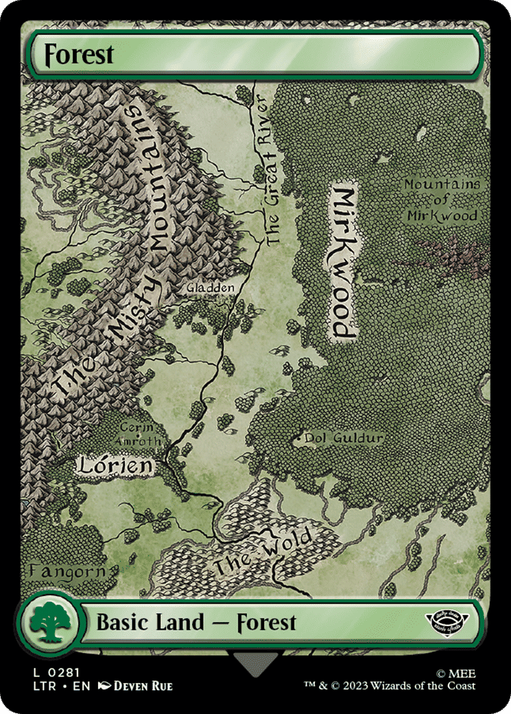 Forest — The Lord of the Rings: Tales of Middle-earth — Magic: The Gathering
