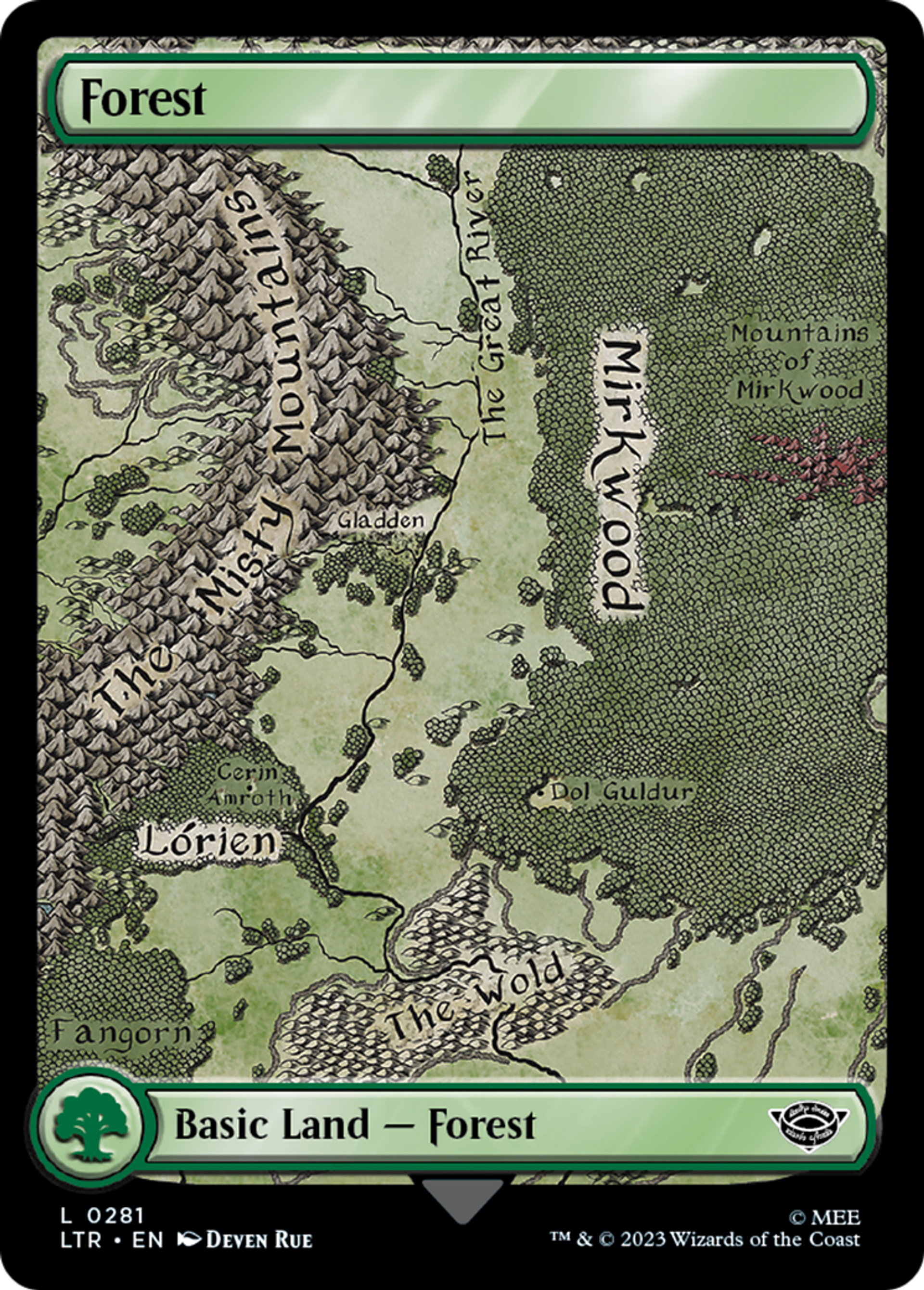 Forest — The Lord of the Rings: Tales of Middle-earth — Magic: The Gathering