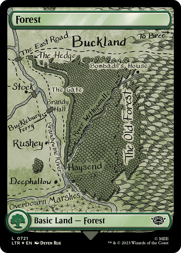 Forest — The Lord of the Rings: Tales of Middle-earth — Magic: The Gathering