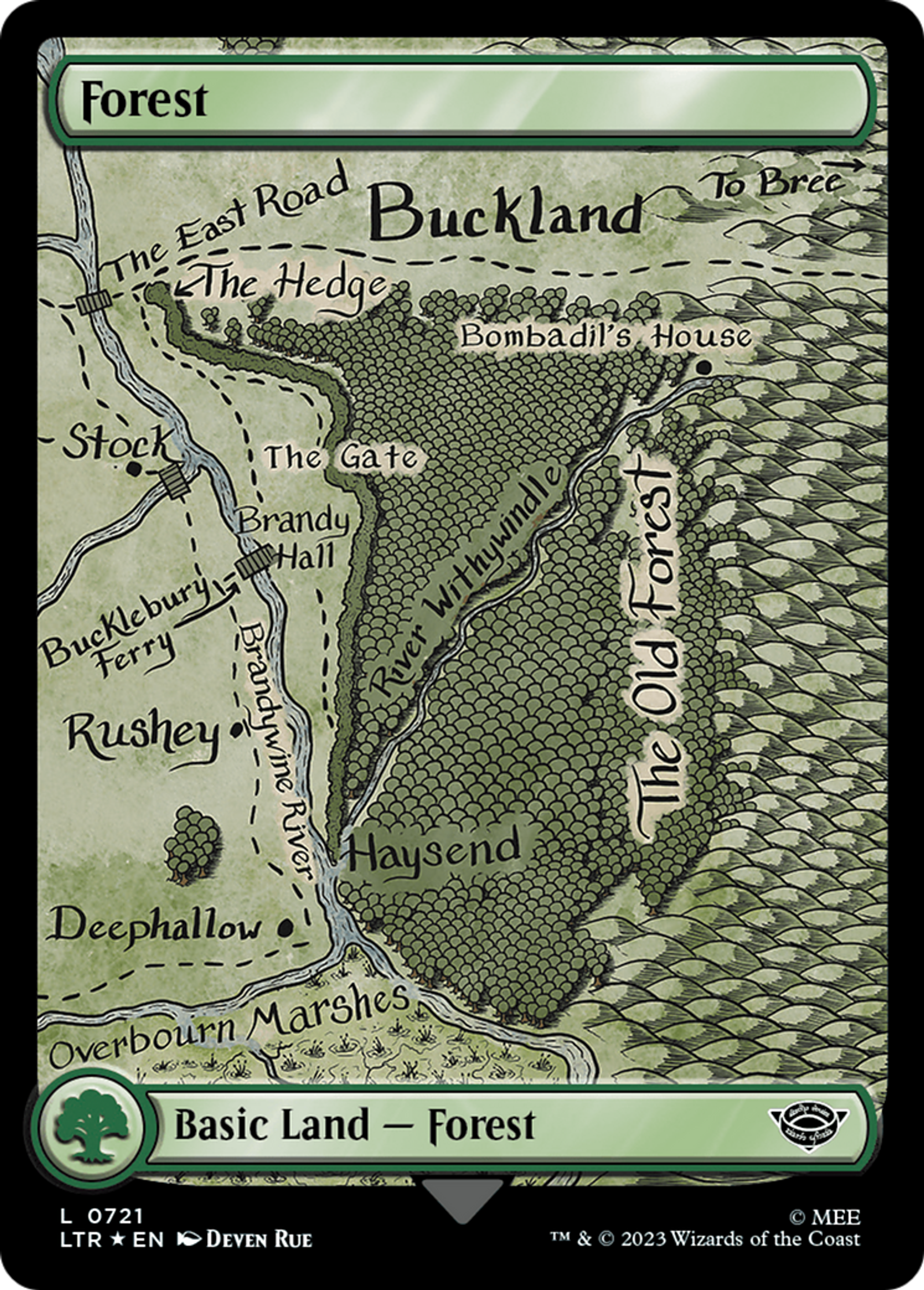 Forest — The Lord of the Rings: Tales of Middle-earth — Magic: The Gathering