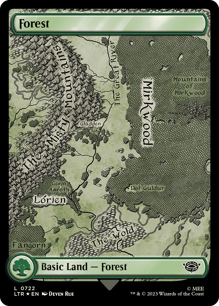 Forest — The Lord of the Rings: Tales of Middle-earth — Magic: The Gathering