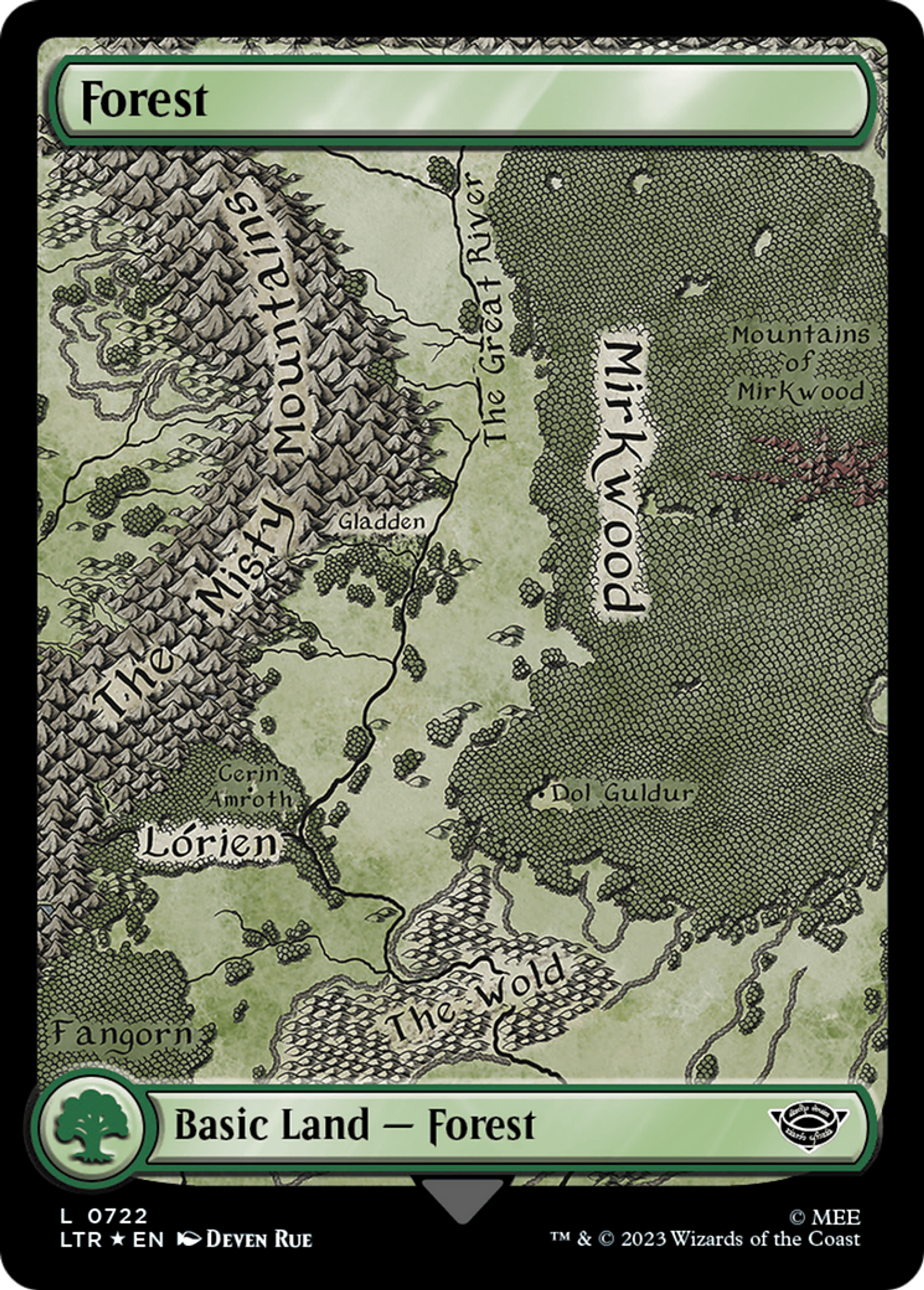 Forest — The Lord of the Rings: Tales of Middle-earth — Magic: The Gathering