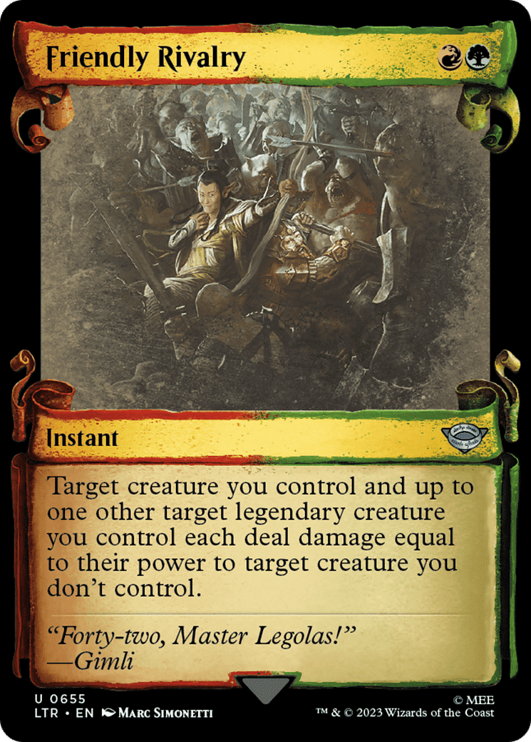Friendly Rivalry — The Lord of the Rings: Tales of Middle-earth — Magic: The Gathering