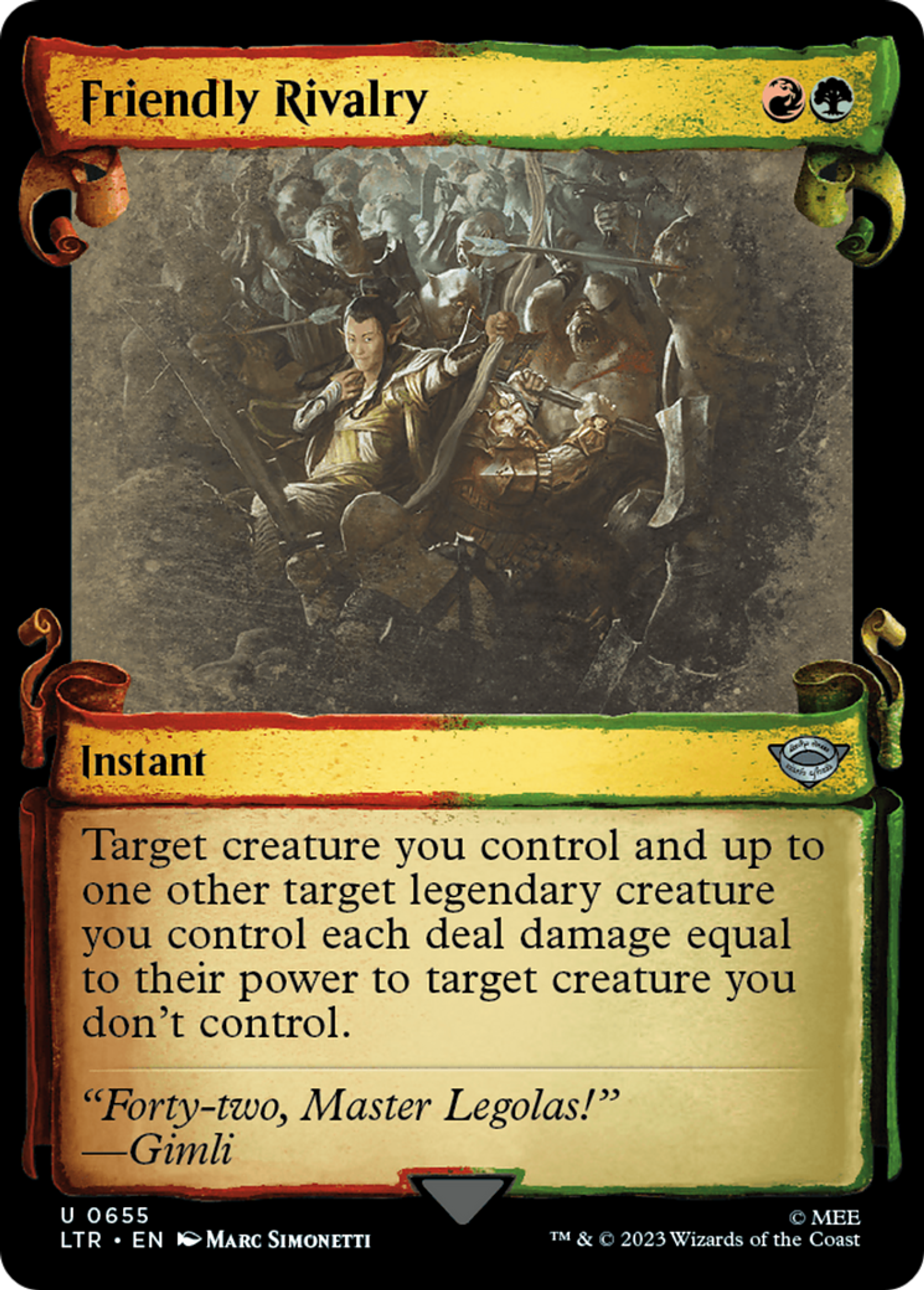 Friendly Rivalry — The Lord of the Rings: Tales of Middle-earth — Magic: The Gathering