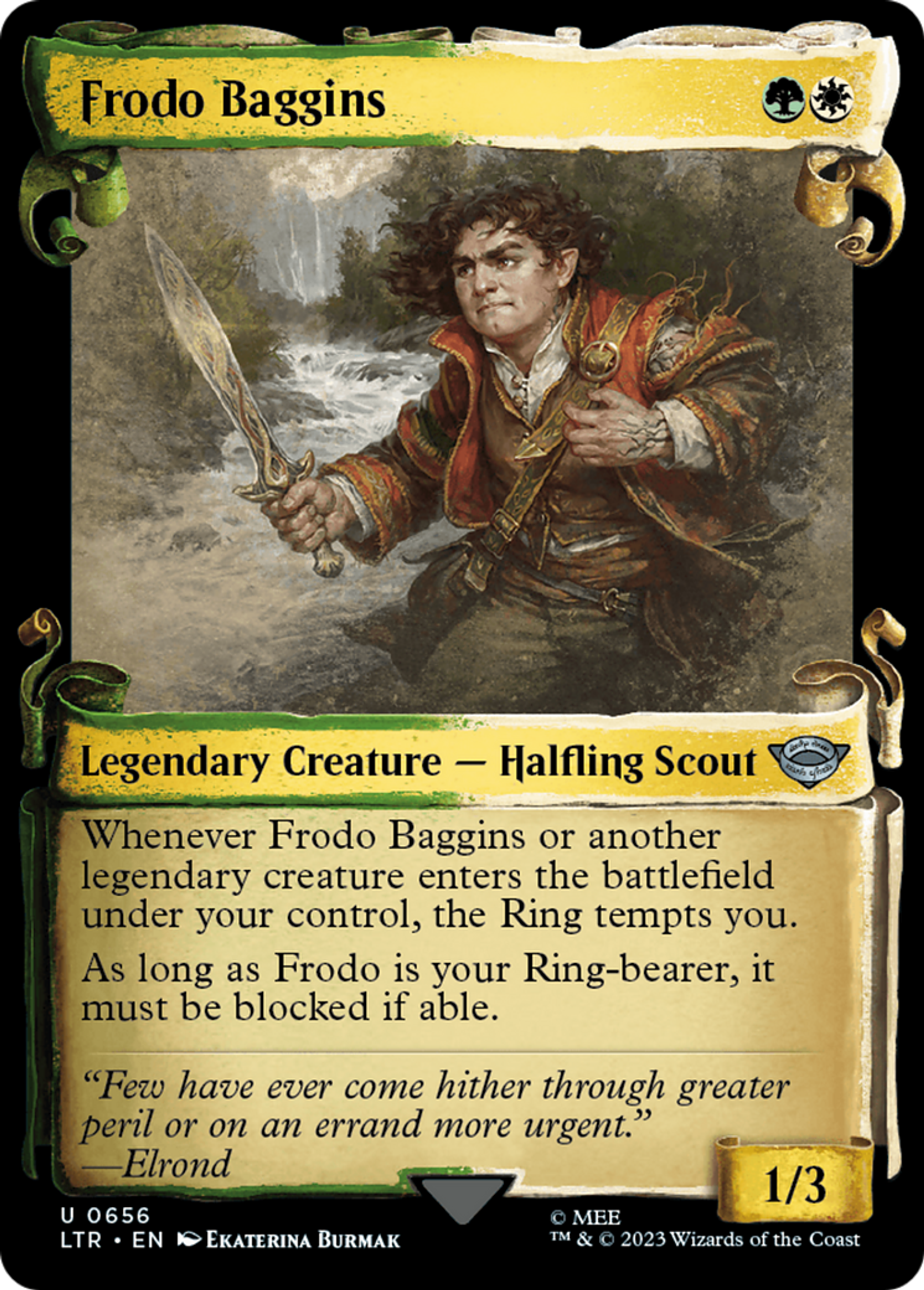 Frodo Baggins — The Lord of the Rings: Tales of Middle-earth — Magic: The Gathering