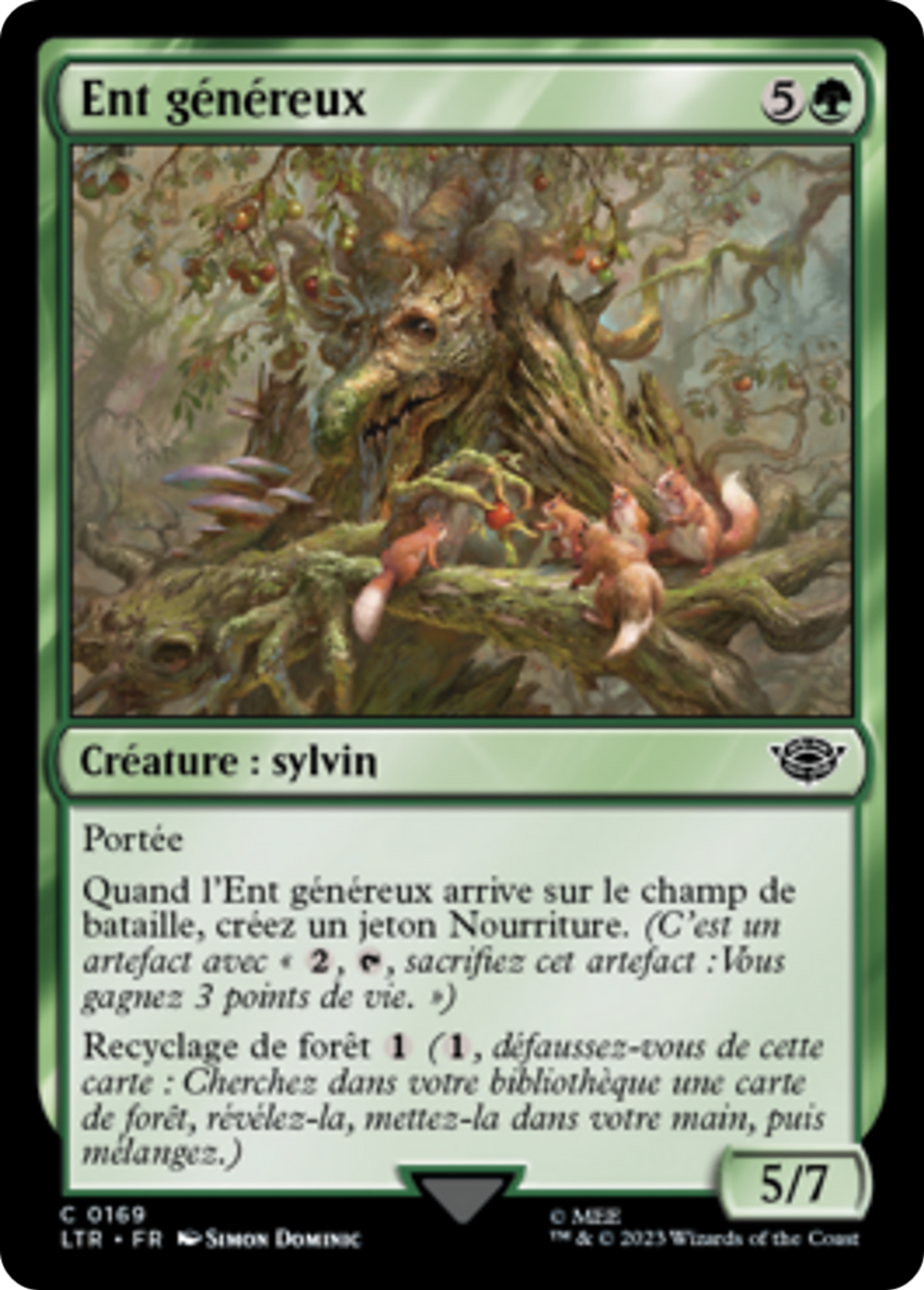 Ent généreux — The Lord of the Rings: Tales of Middle-earth — Magic: The Gathering