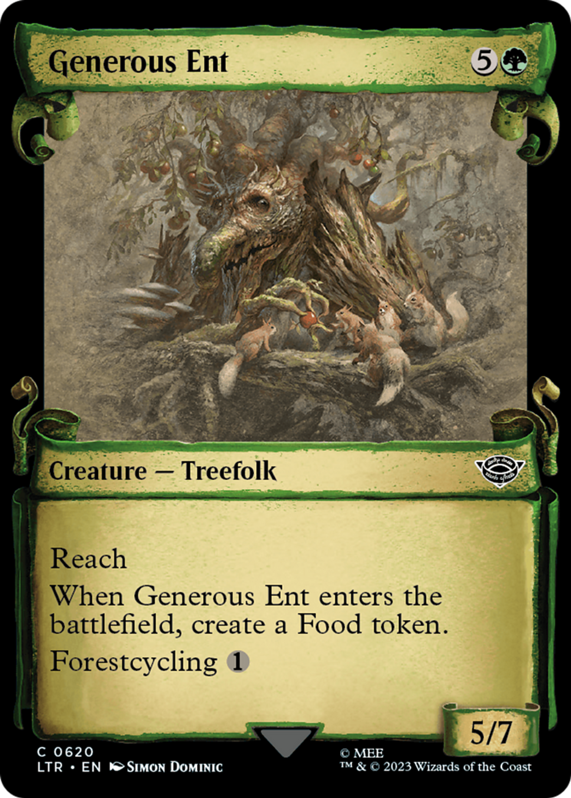 Generous Ent — The Lord of the Rings: Tales of Middle-earth — Magic: The Gathering