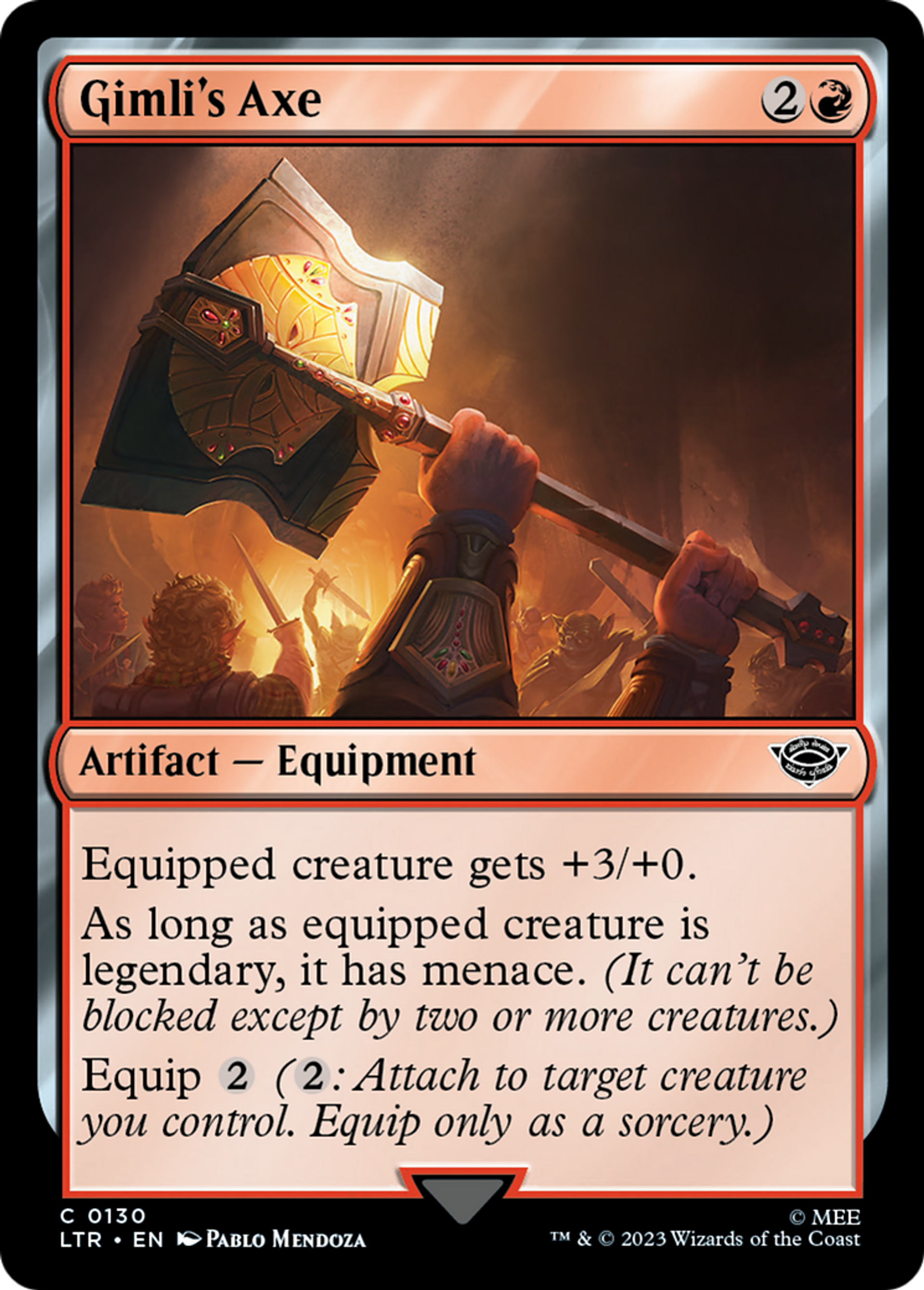 Gimli's Axe — The Lord of the Rings: Tales of Middle-earth — Magic: The Gathering