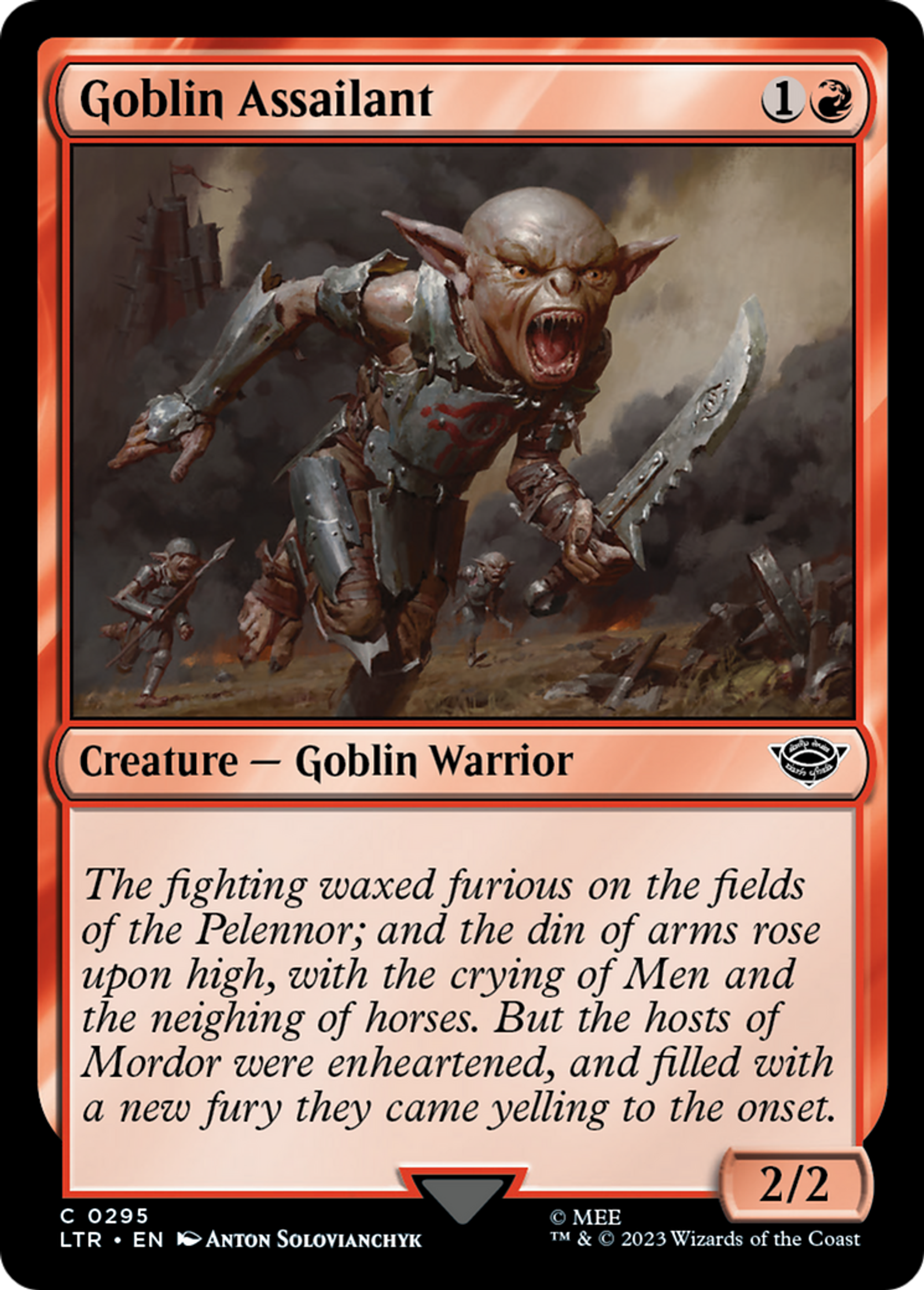 Goblin Assailant — The Lord of the Rings: Tales of Middle-earth — Magic: The Gathering