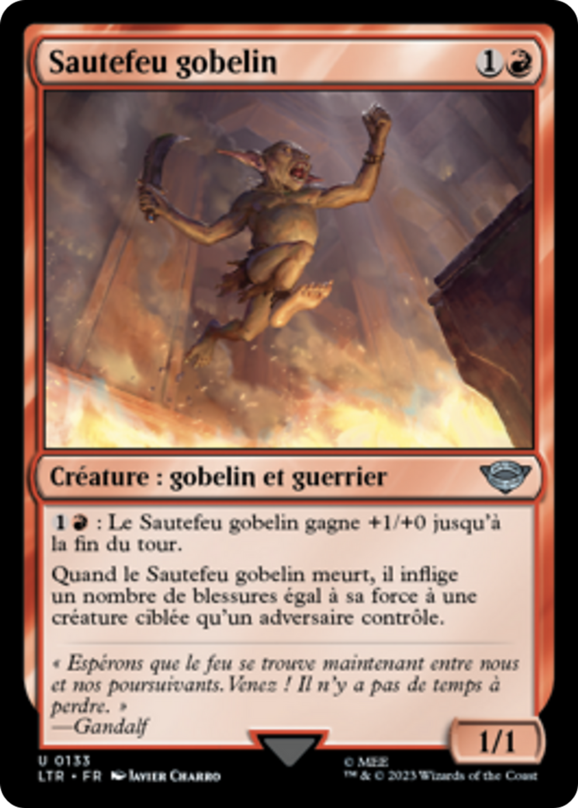 Sautefeu gobelin — The Lord of the Rings: Tales of Middle-earth — Magic: The Gathering
