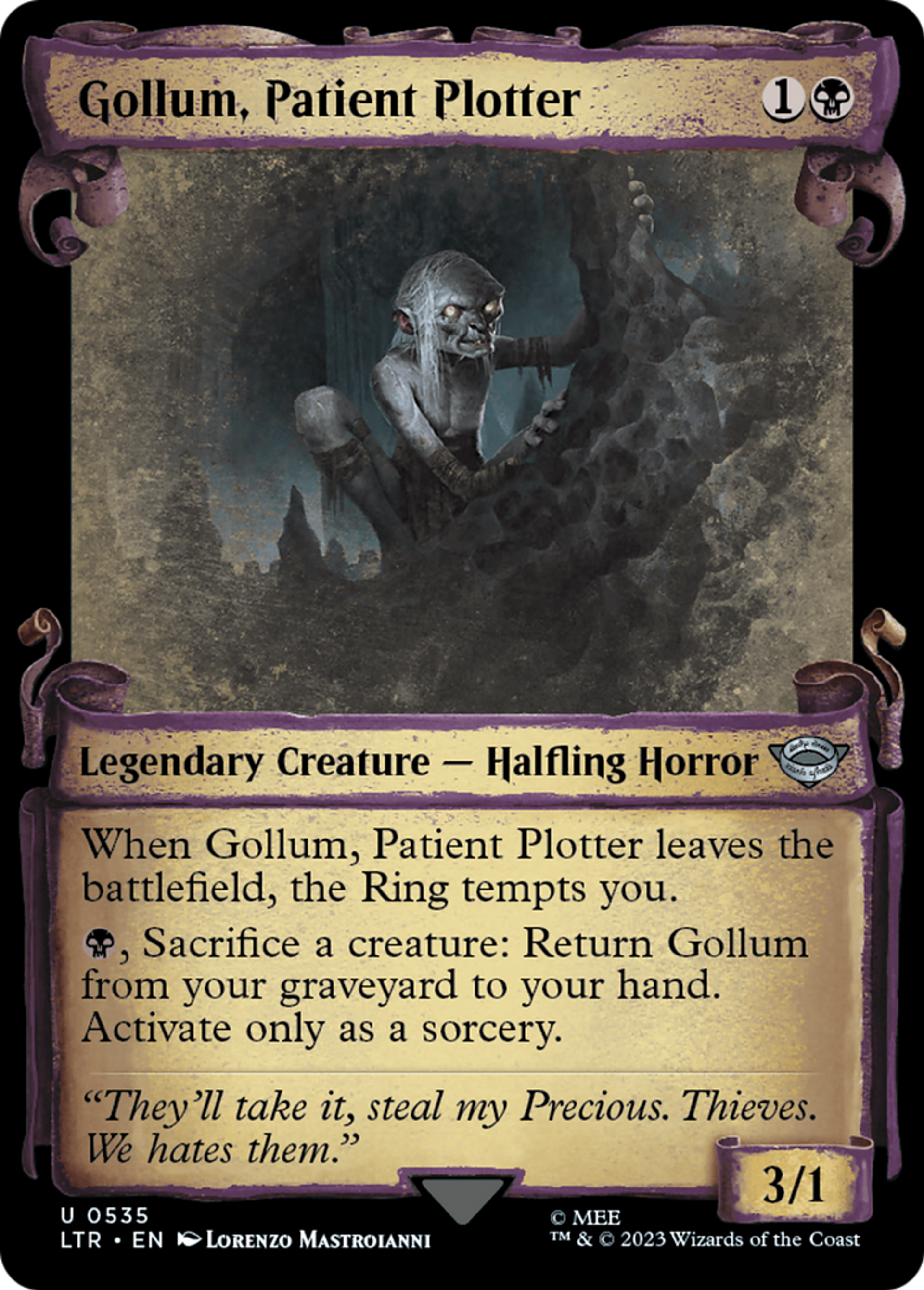 Gollum, Patient Plotter — The Lord of the Rings: Tales of Middle-earth — Magic: The Gathering
