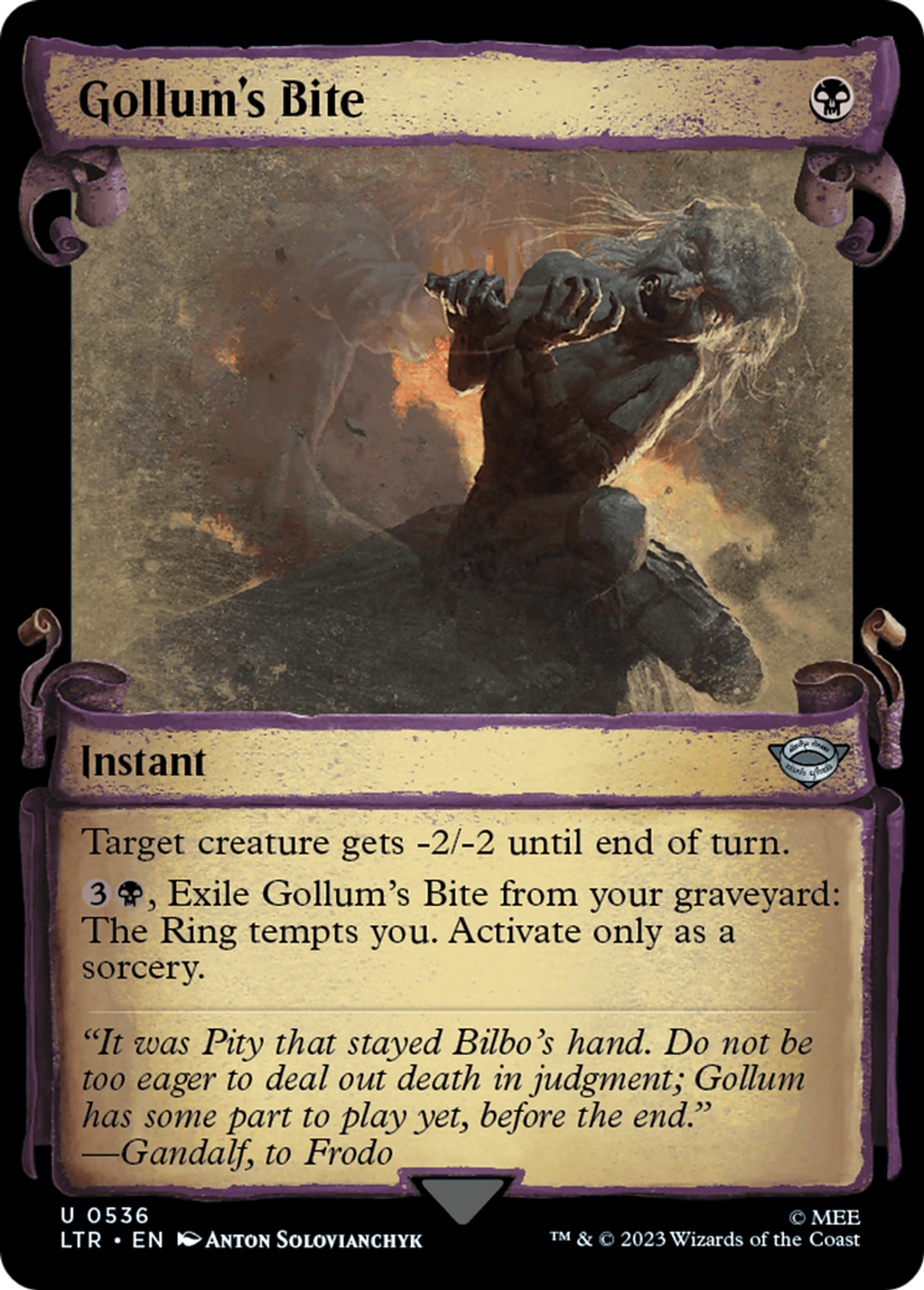 Gollum's Bite — The Lord of the Rings: Tales of Middle-earth — Magic: The Gathering