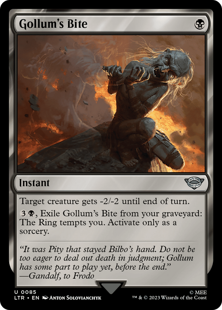 Gollum's Bite — The Lord of the Rings: Tales of Middle-earth — Magic: The Gathering