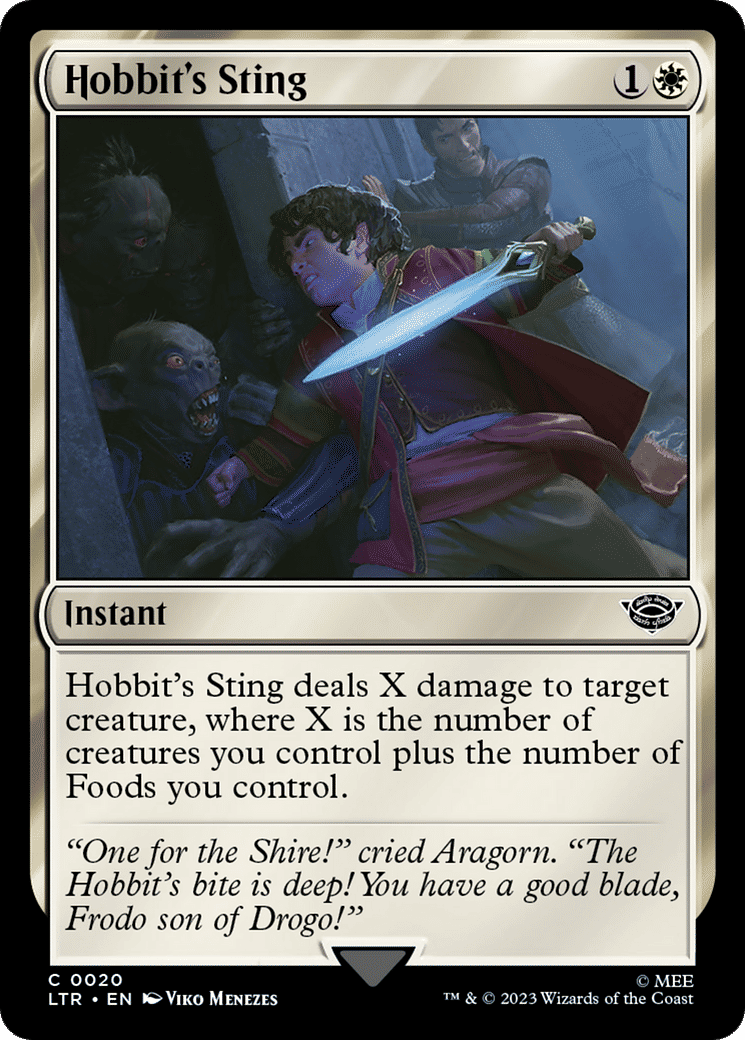 Hobbit's Sting — The Lord of the Rings: Tales of Middle-earth — Magic: The Gathering