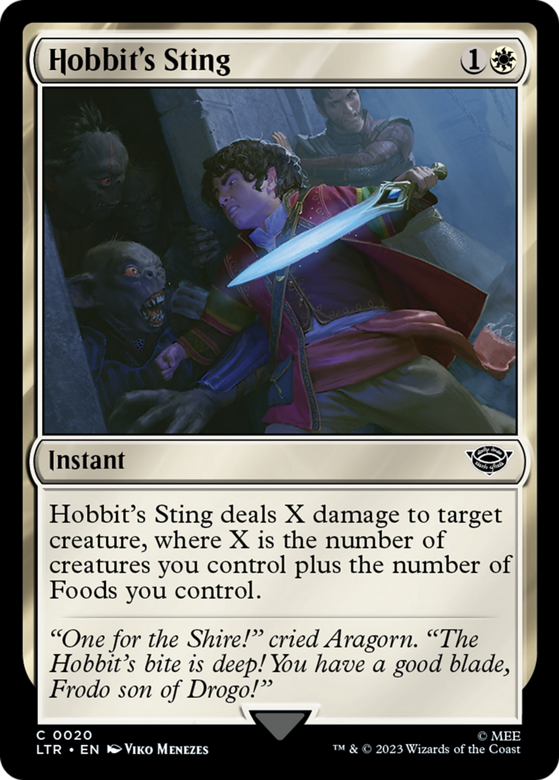 Hobbit's Sting — The Lord of the Rings: Tales of Middle-earth — Magic: The Gathering