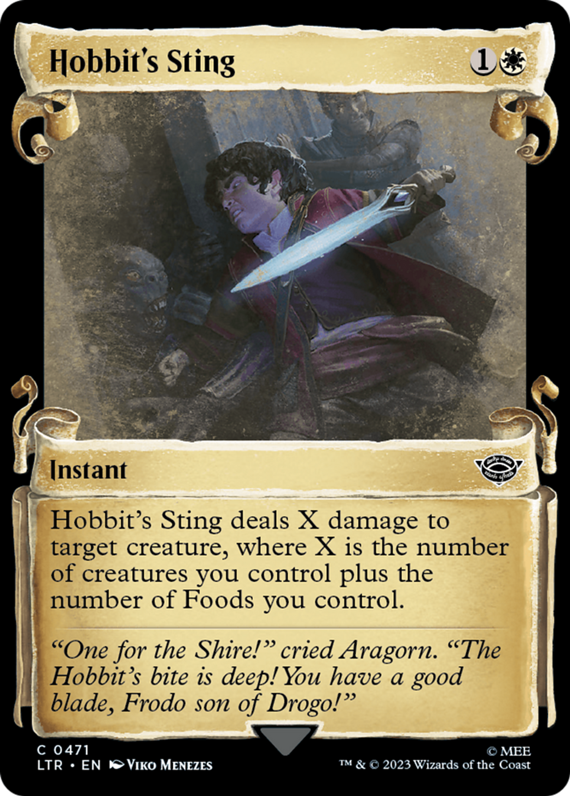 Hobbit's Sting — The Lord of the Rings: Tales of Middle-earth — Magic: The Gathering