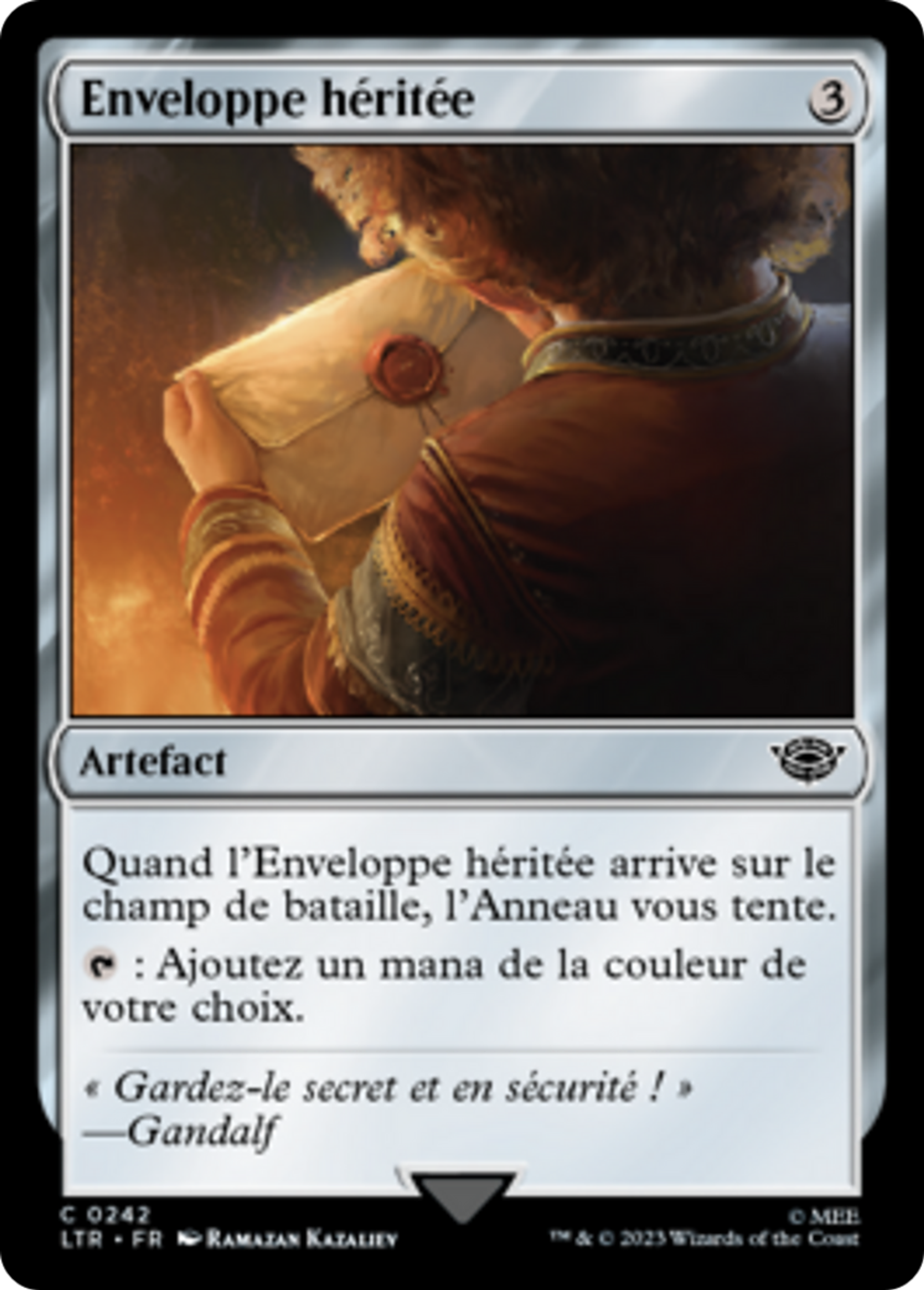Enveloppe héritée — The Lord of the Rings: Tales of Middle-earth — Magic: The Gathering