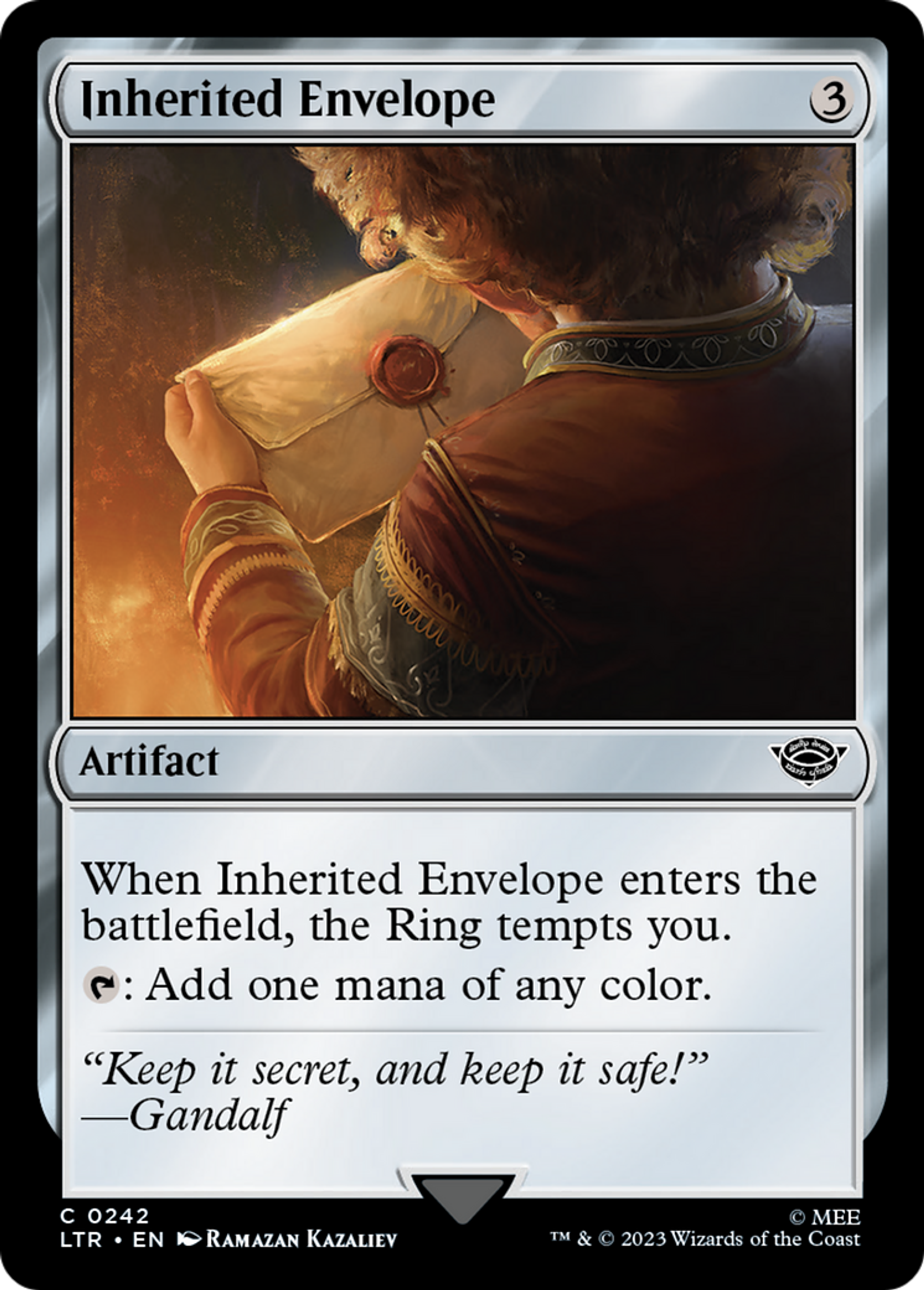 Inherited Envelope — The Lord of the Rings: Tales of Middle-earth — Magic: The Gathering