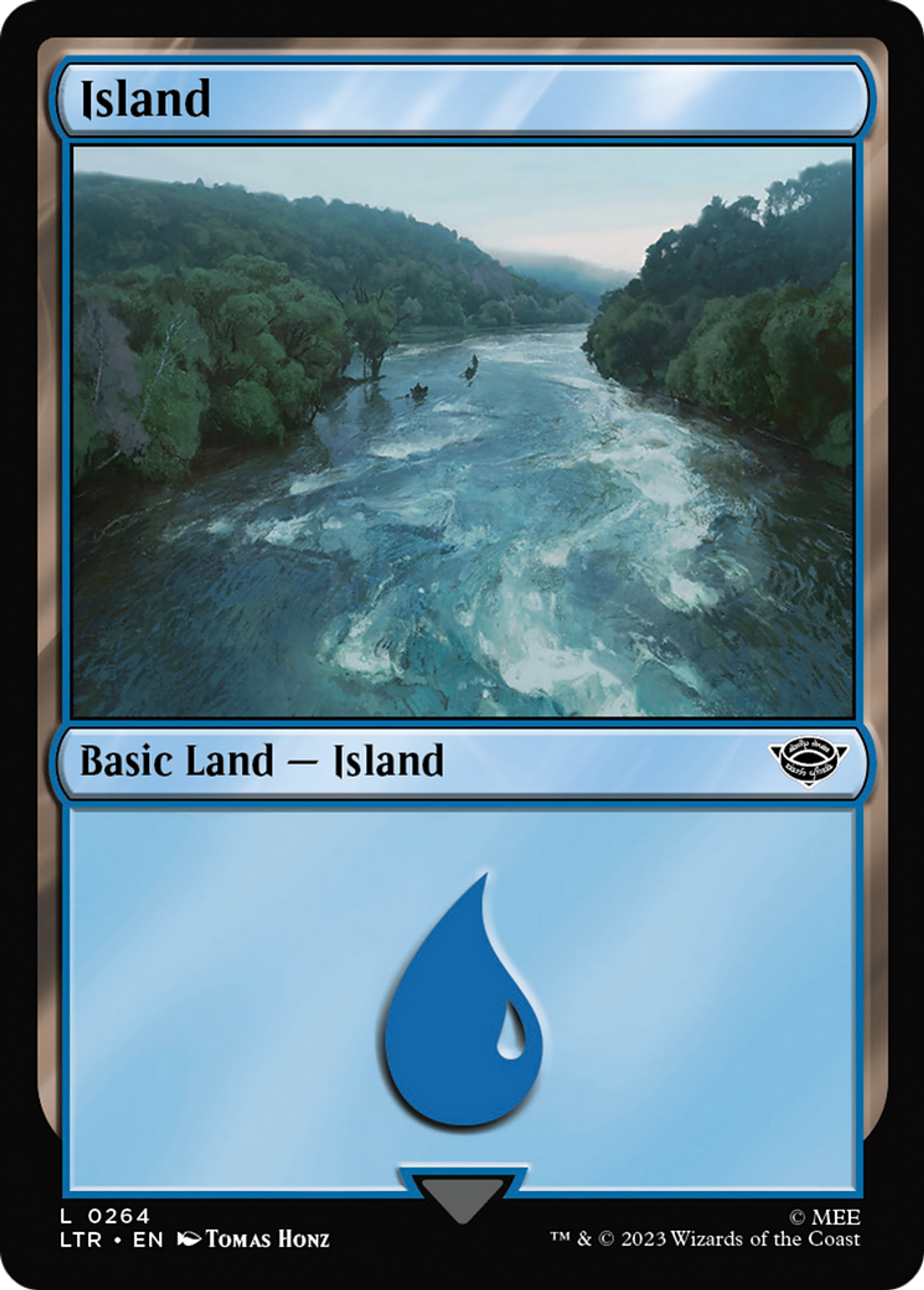 Island — The Lord of the Rings: Tales of Middle-earth — Magic: The Gathering