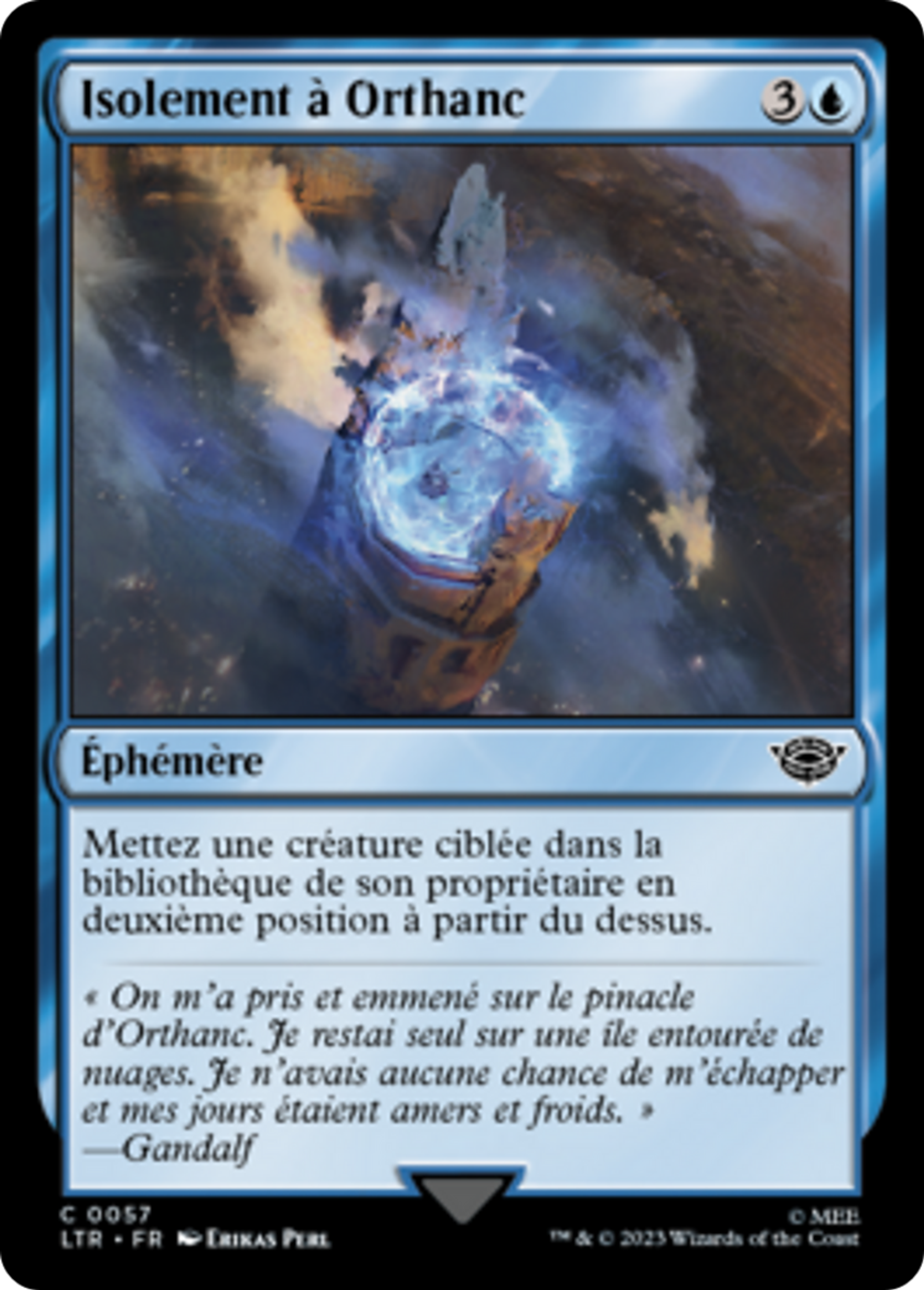 Isolement à Orthanc — The Lord of the Rings: Tales of Middle-earth — Magic: The Gathering