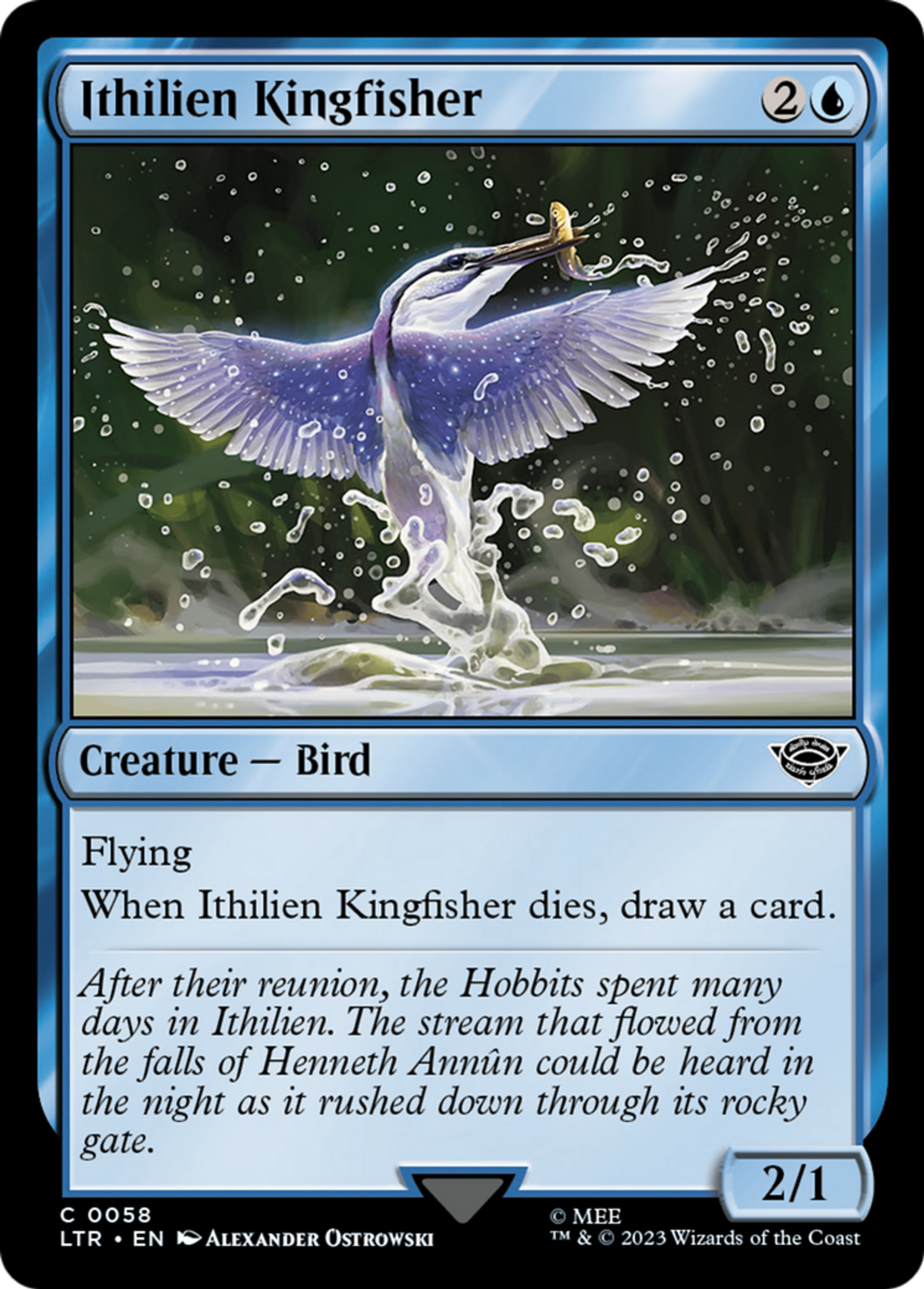 Ithilien Kingfisher — The Lord of the Rings: Tales of Middle-earth — Magic: The Gathering