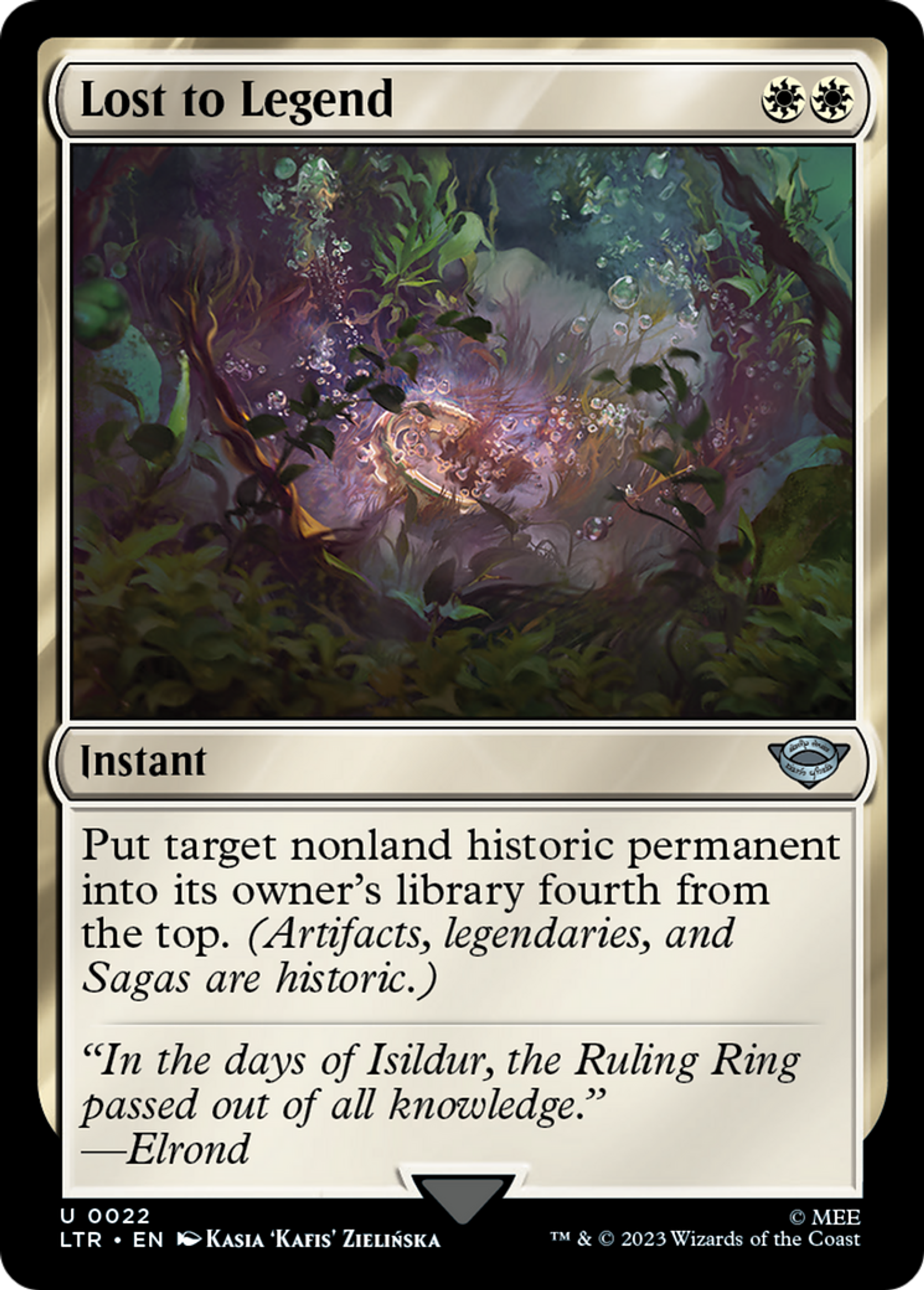 Lost to Legend — The Lord of the Rings: Tales of Middle-earth — Magic: The Gathering