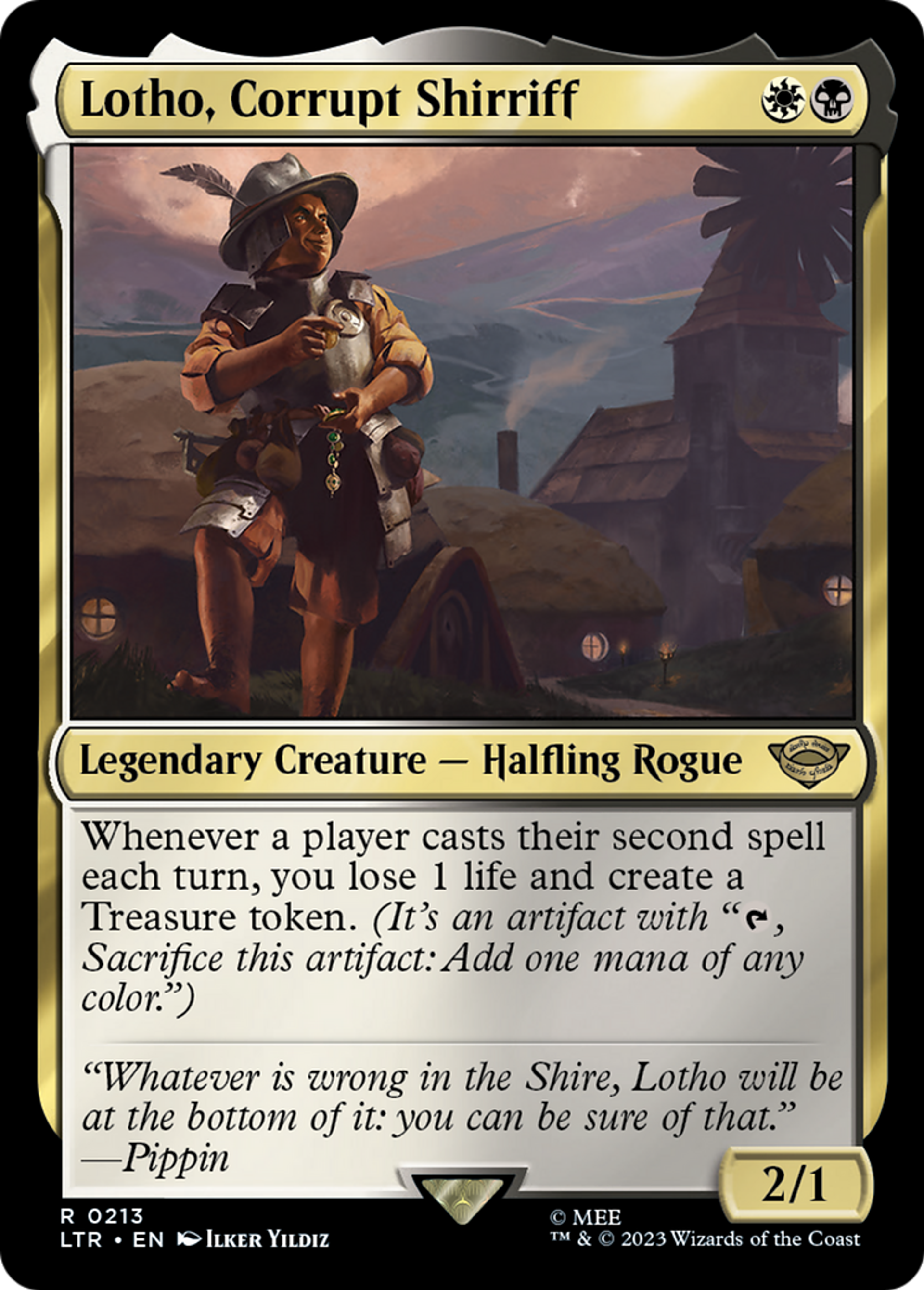 Lotho, Corrupt Shirriff — The Lord of the Rings: Tales of Middle-earth — Magic: The Gathering