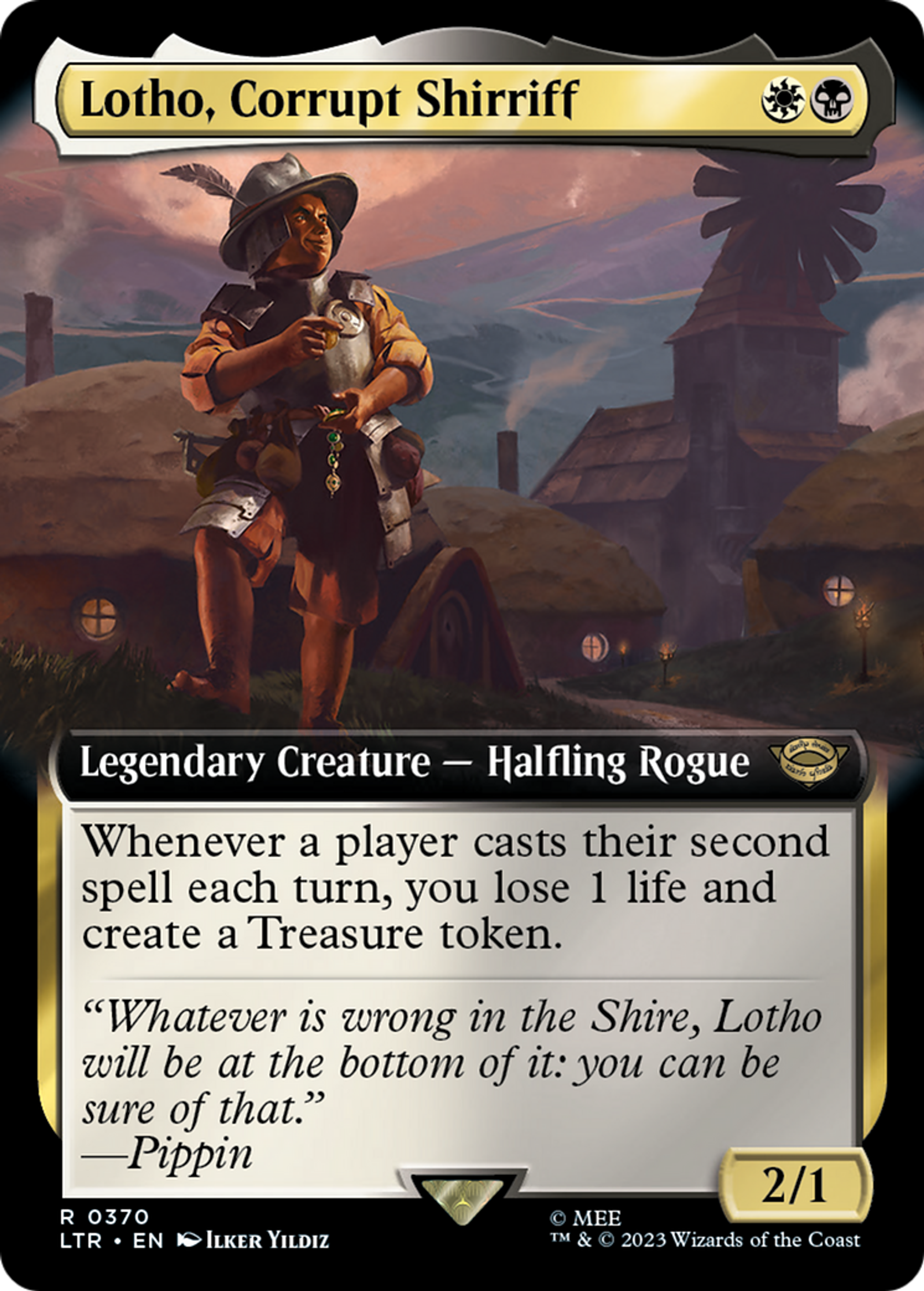 Lotho, Corrupt Shirriff — The Lord of the Rings: Tales of Middle-earth — Magic: The Gathering