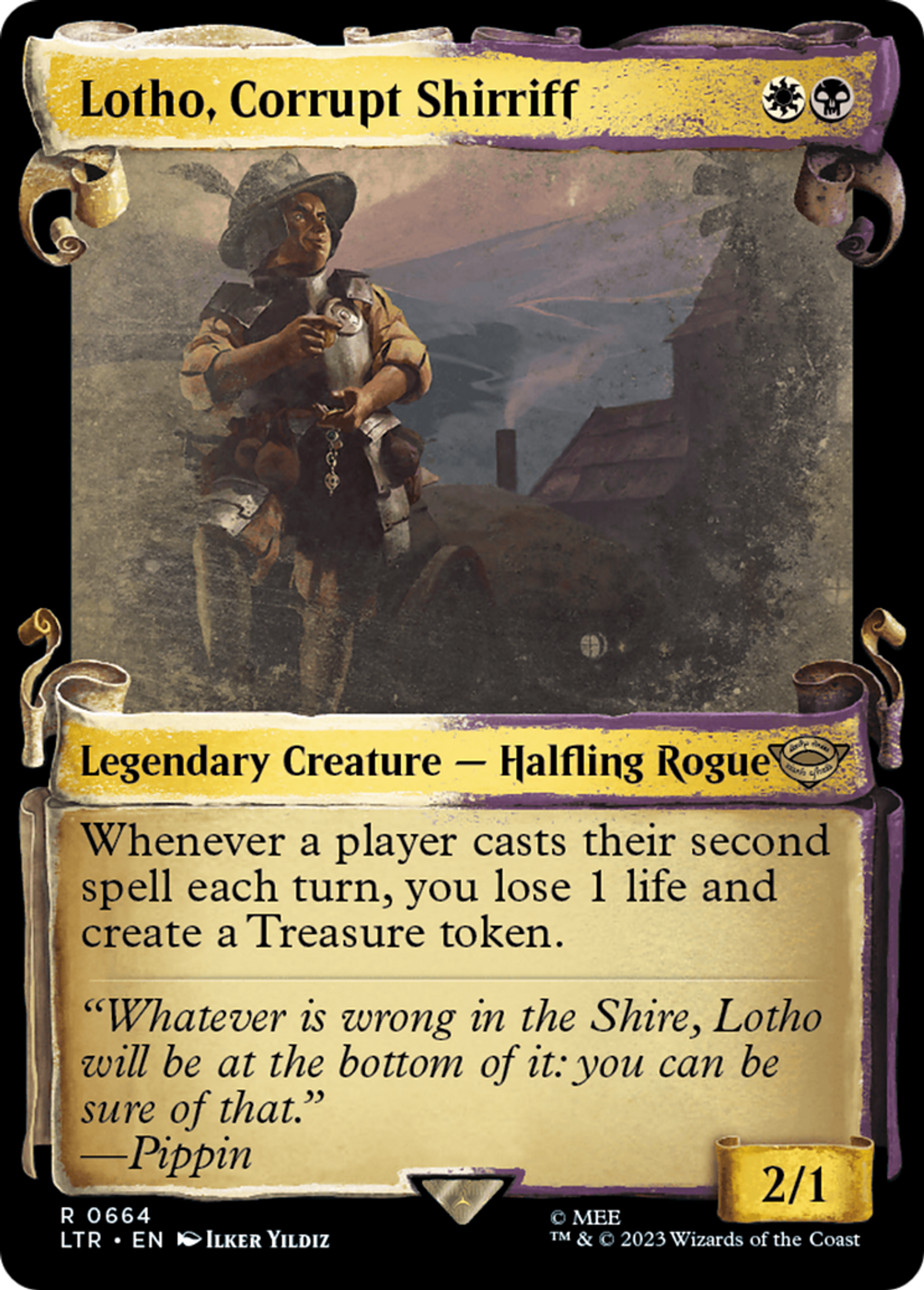 Lotho, Corrupt Shirriff — The Lord of the Rings: Tales of Middle-earth — Magic: The Gathering