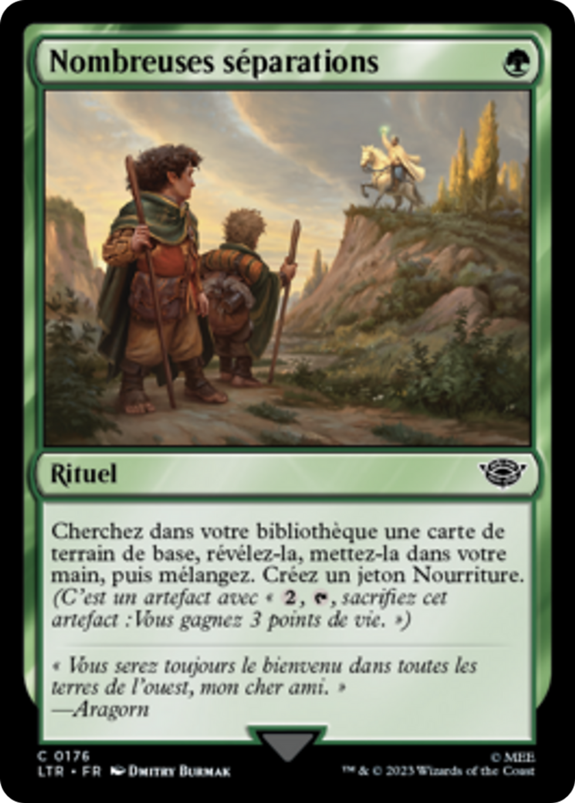 Nombreuses séparations — The Lord of the Rings: Tales of Middle-earth — Magic: The Gathering