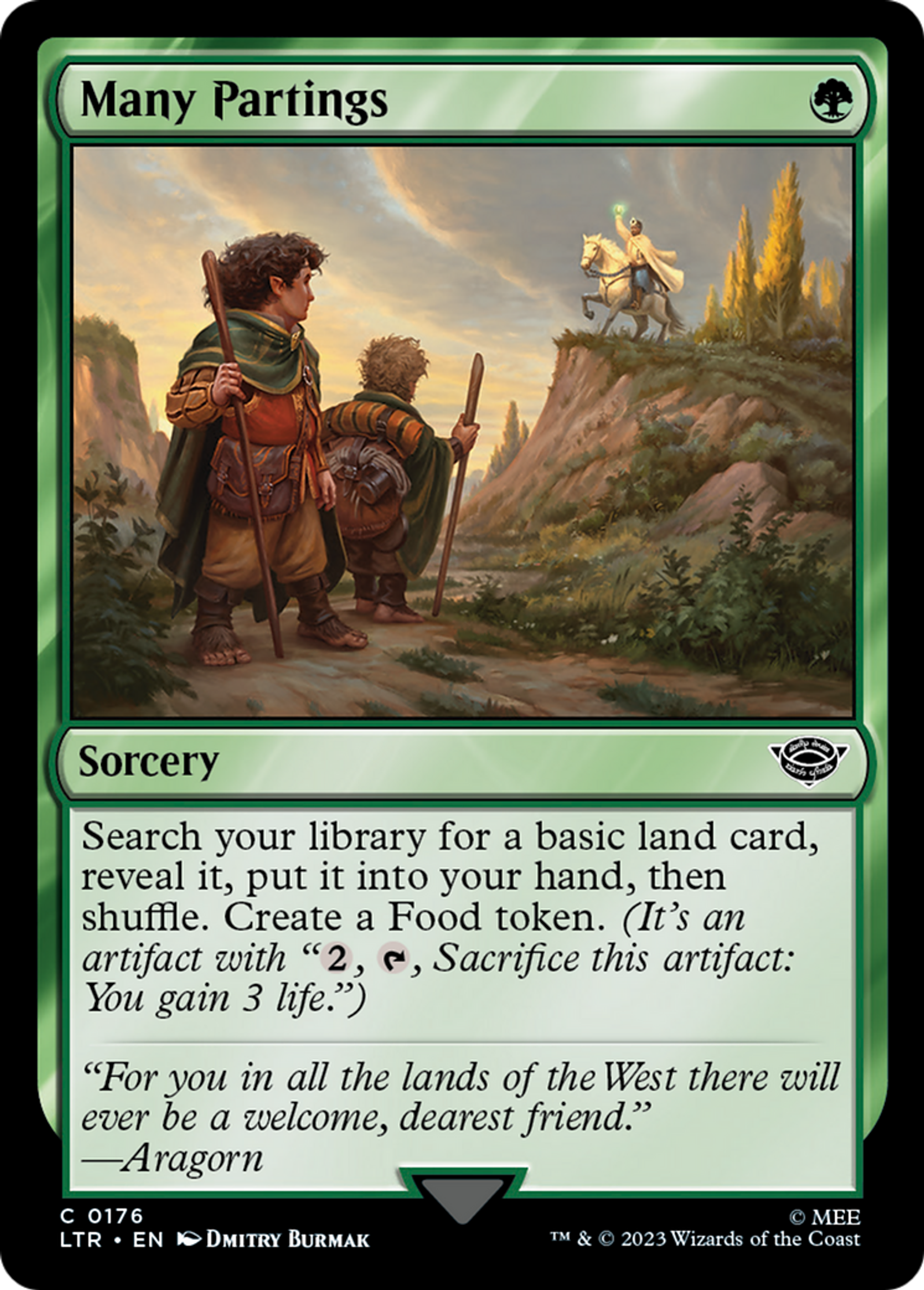 Many Partings — The Lord of the Rings: Tales of Middle-earth — Magic: The Gathering