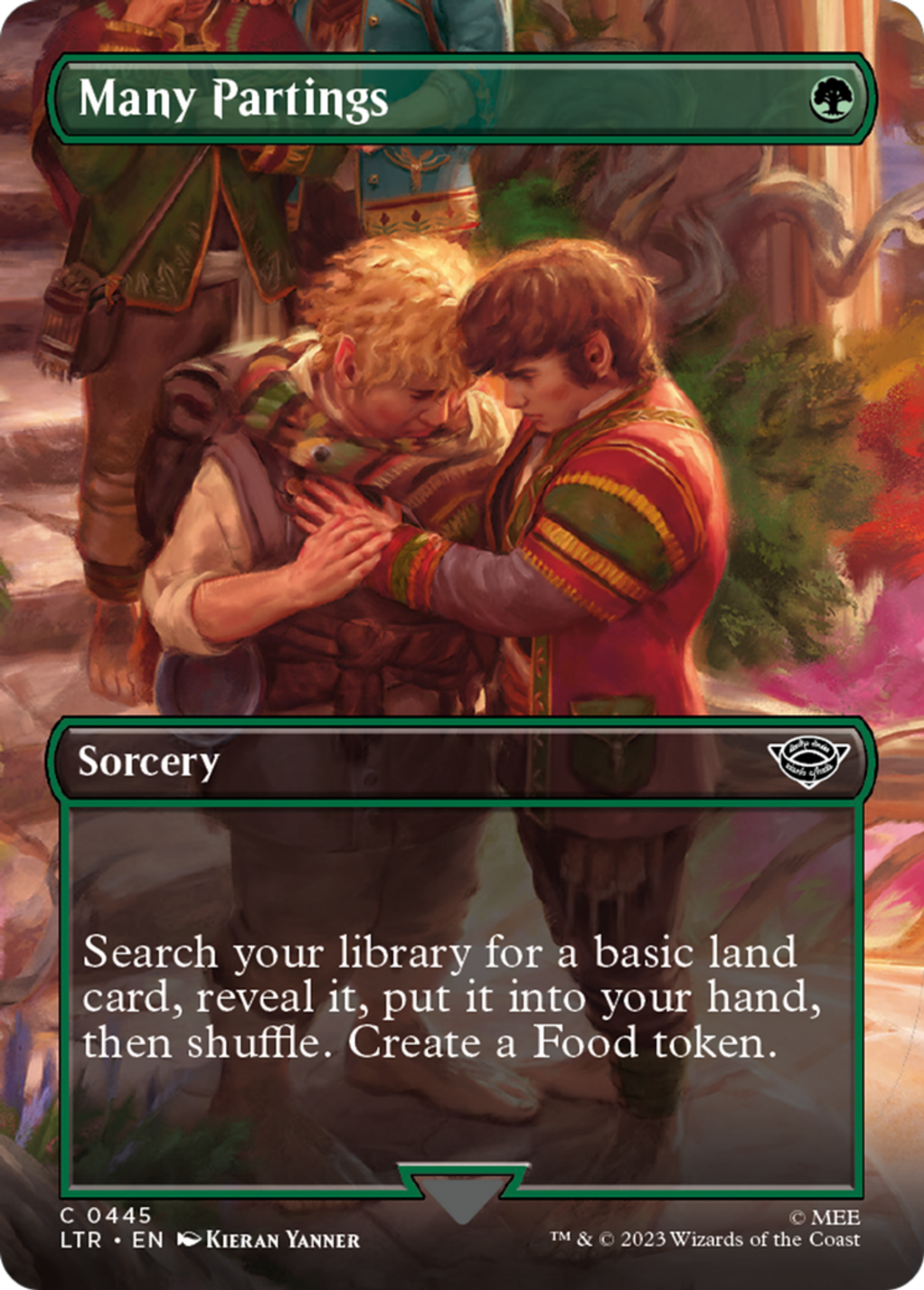 Many Partings — The Lord of the Rings: Tales of Middle-earth — Magic: The Gathering