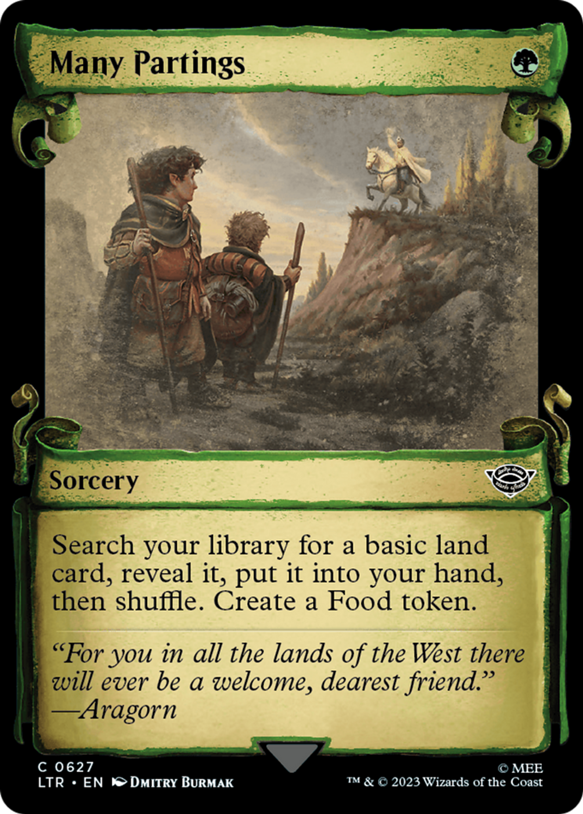 Many Partings — The Lord of the Rings: Tales of Middle-earth — Magic: The Gathering