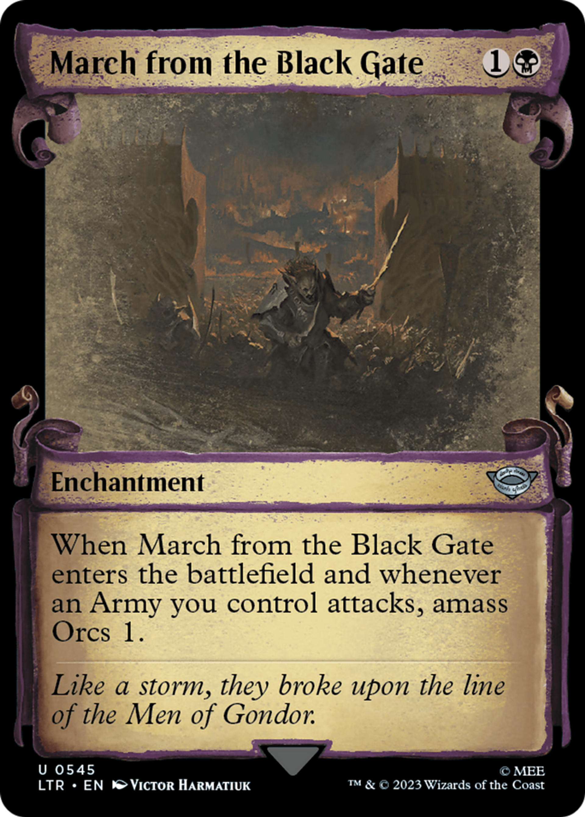 March from the Black Gate — The Lord of the Rings: Tales of Middle-earth — Magic: The Gathering