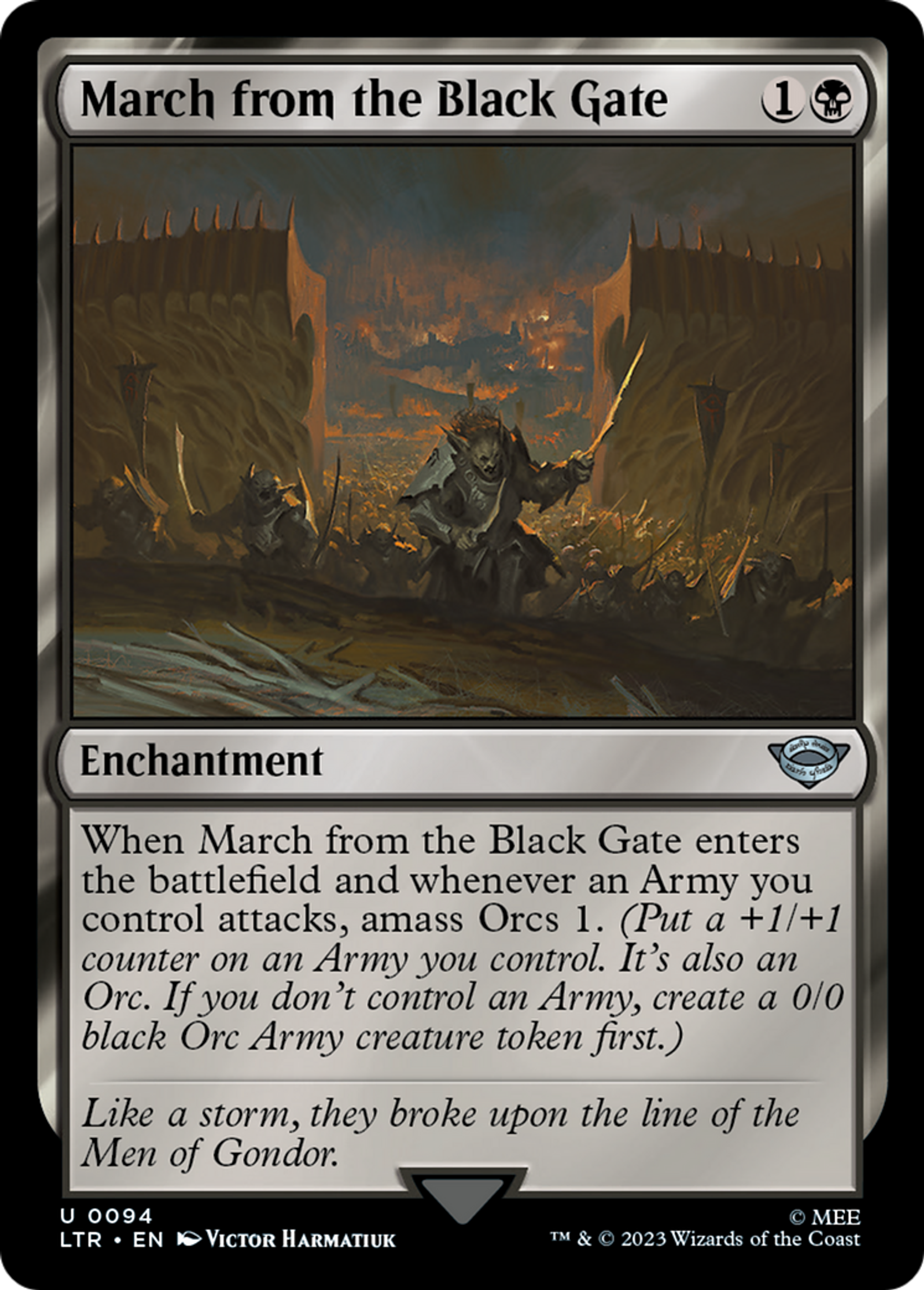 March from the Black Gate — The Lord of the Rings: Tales of Middle-earth — Magic: The Gathering