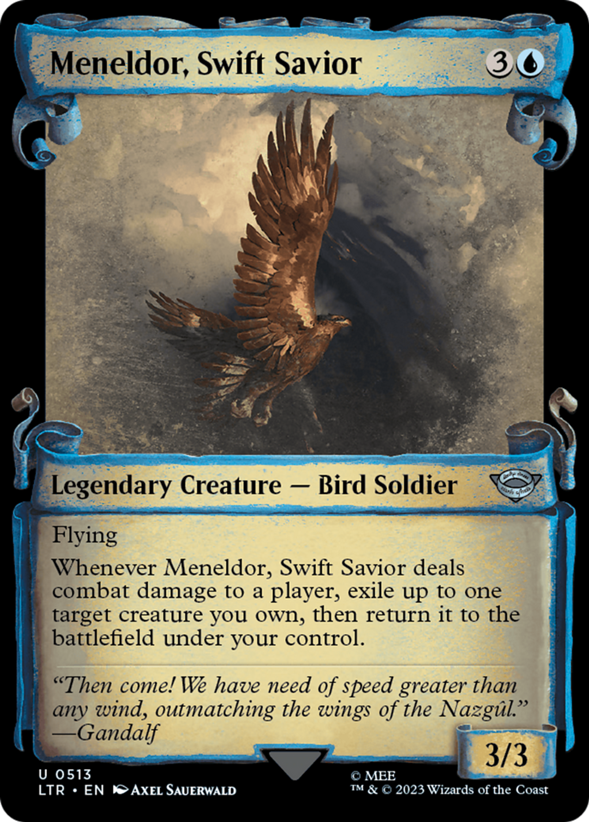 Meneldor, Swift Savior — The Lord of the Rings: Tales of Middle-earth — Magic: The Gathering