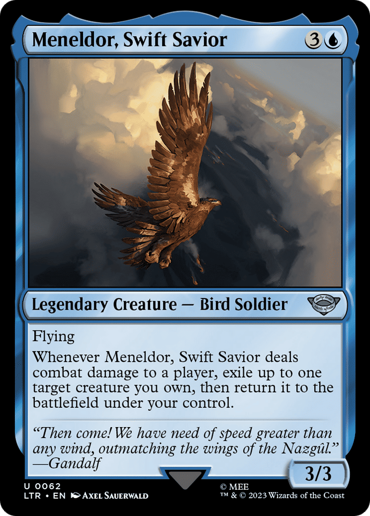 Meneldor, Swift Savior — The Lord of the Rings: Tales of Middle-earth — Magic: The Gathering