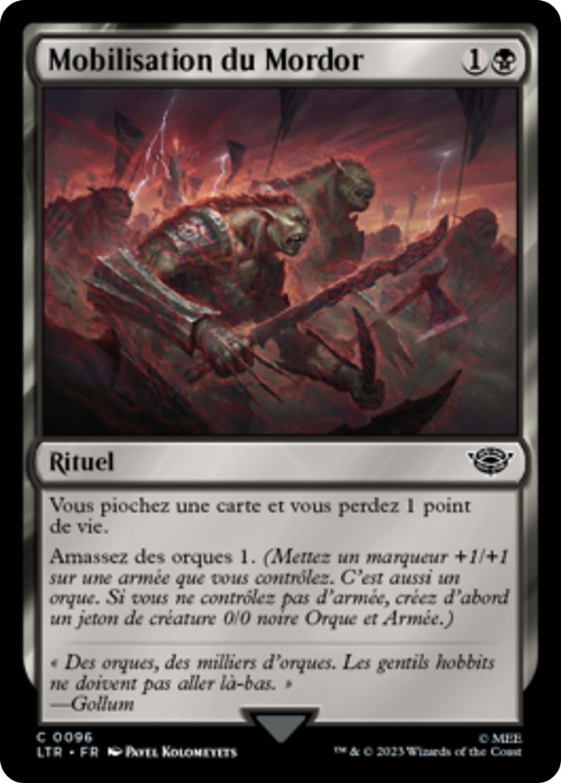 Mobilisation du Mordor — The Lord of the Rings: Tales of Middle-earth — Magic: The Gathering