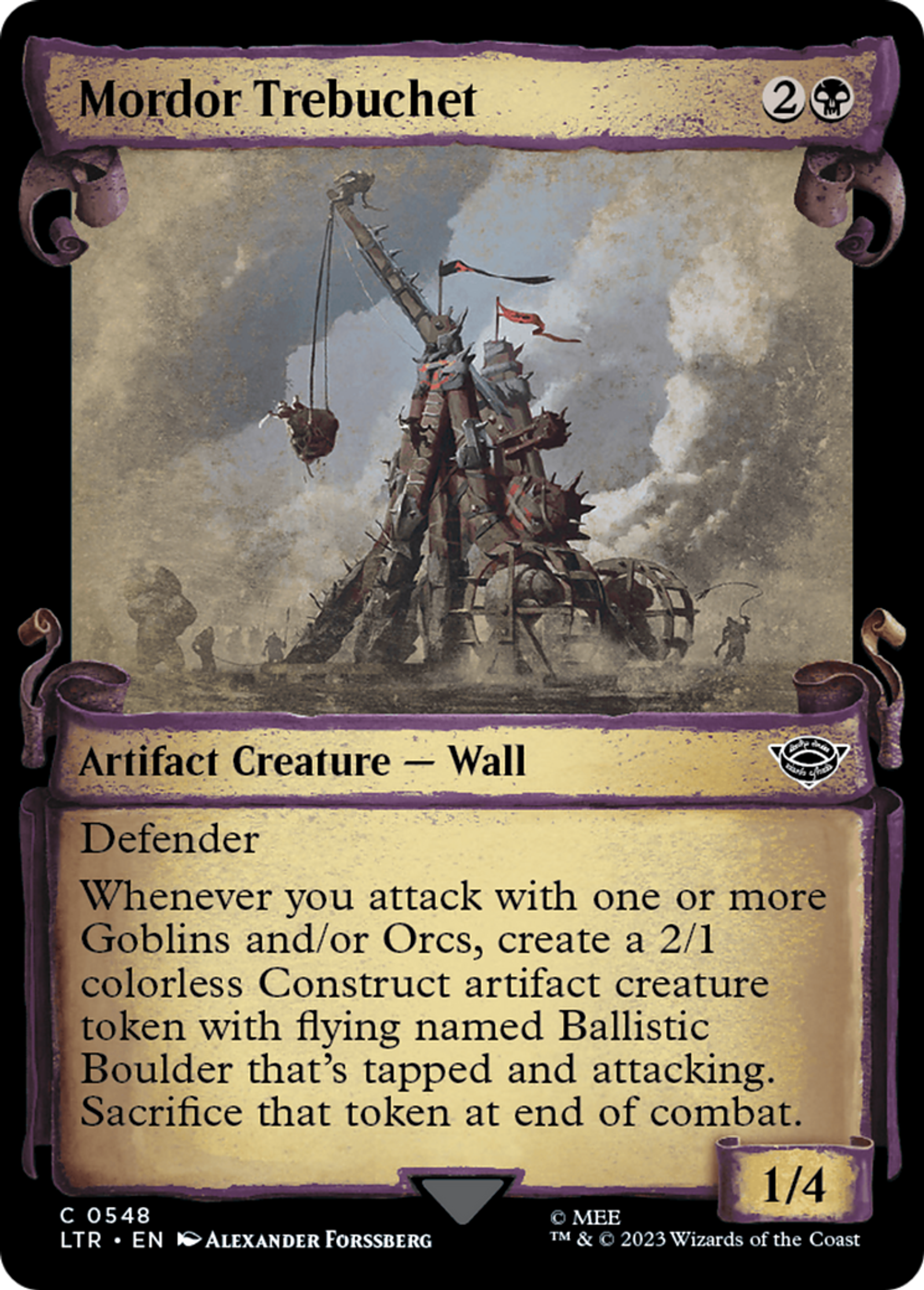 Mordor Trebuchet — The Lord of the Rings: Tales of Middle-earth — Magic: The Gathering