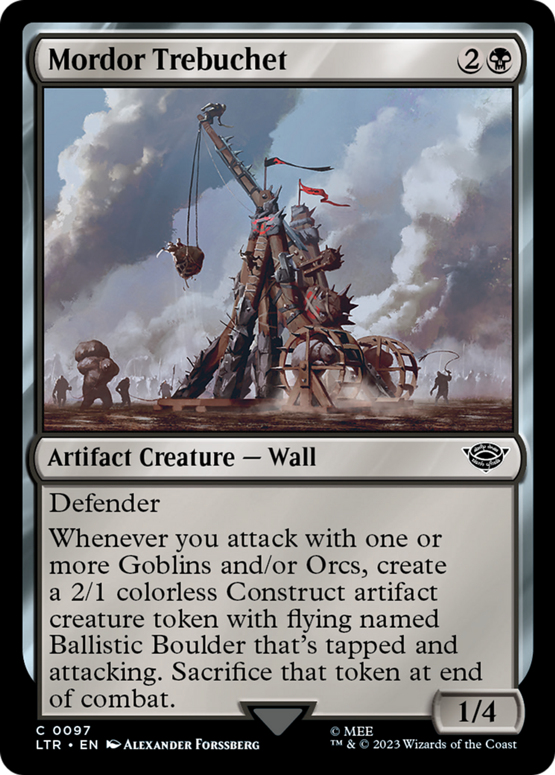 Trébuchet du Mordor — The Lord of the Rings: Tales of Middle-earth — Magic: The Gathering