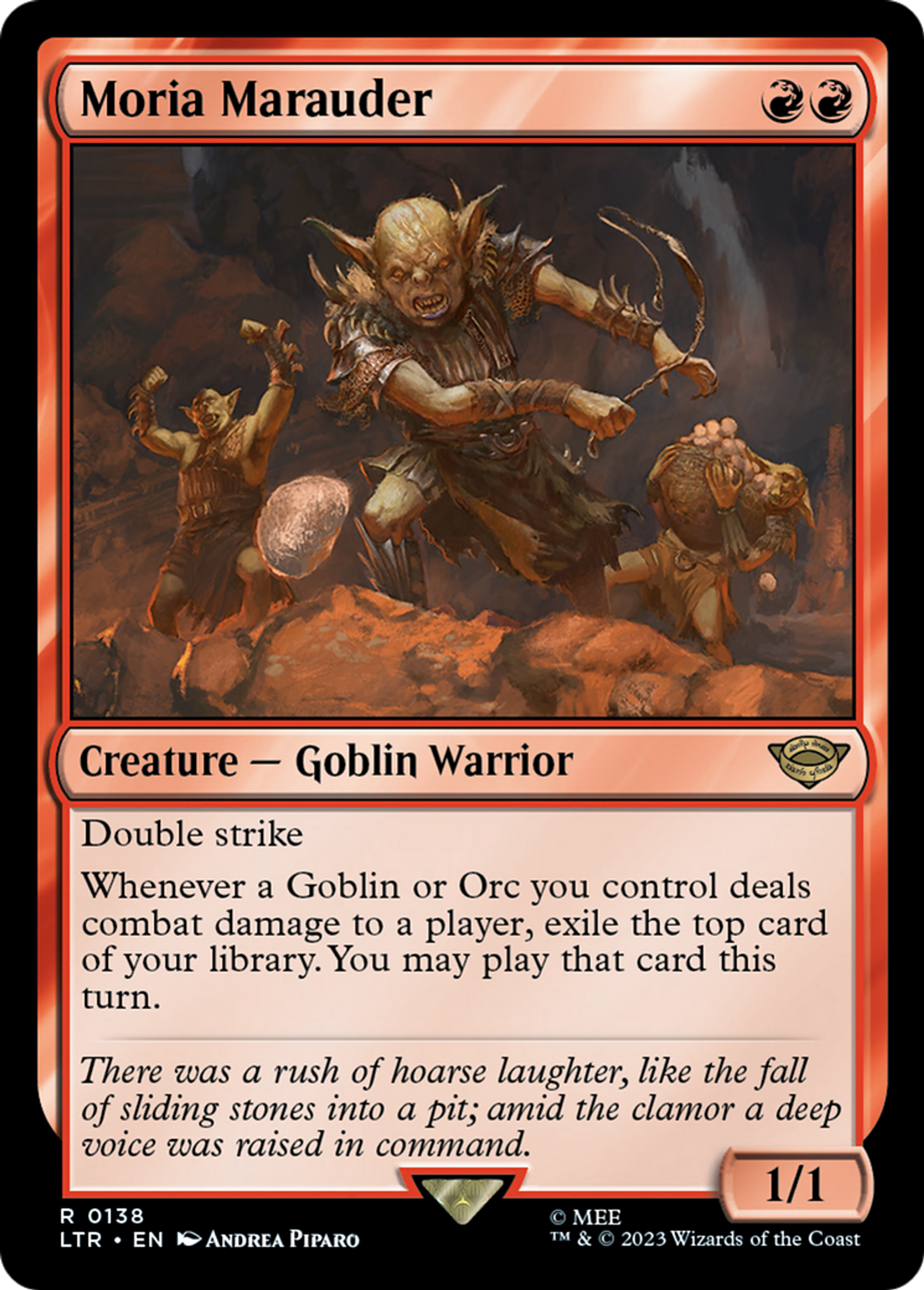 Moria Marauder — The Lord of the Rings: Tales of Middle-earth — Magic: The Gathering