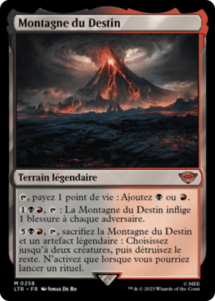 Montagne du Destin — The Lord of the Rings: Tales of Middle-earth — Magic: The Gathering