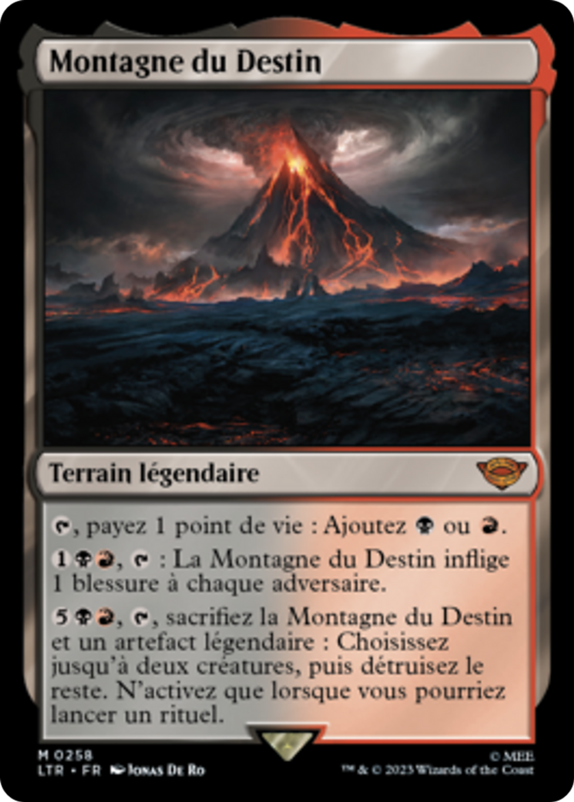 Montagne du Destin — The Lord of the Rings: Tales of Middle-earth — Magic: The Gathering