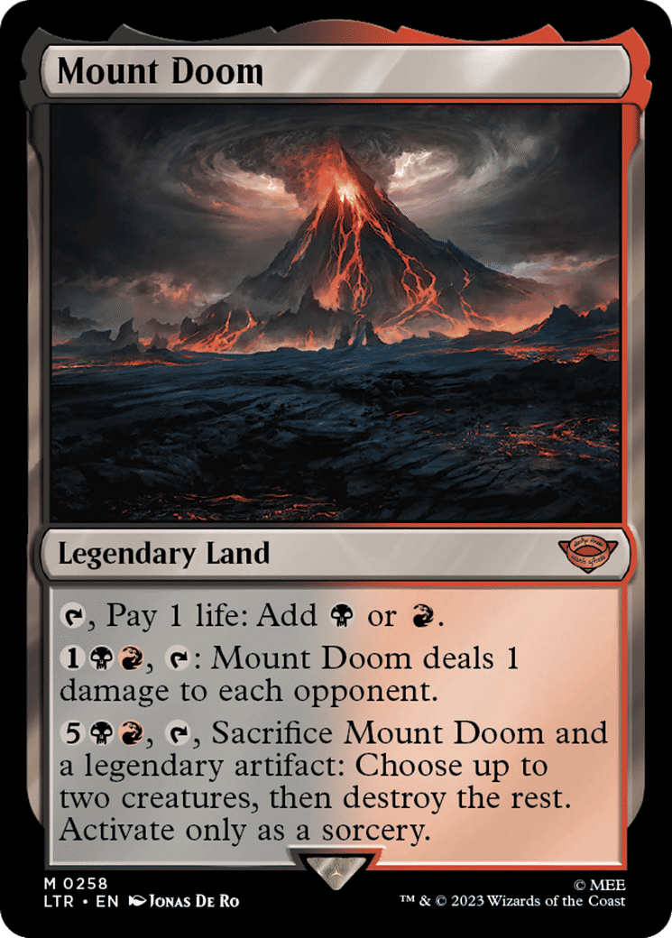 Mount Doom — The Lord of the Rings: Tales of Middle-earth — Magic: The Gathering